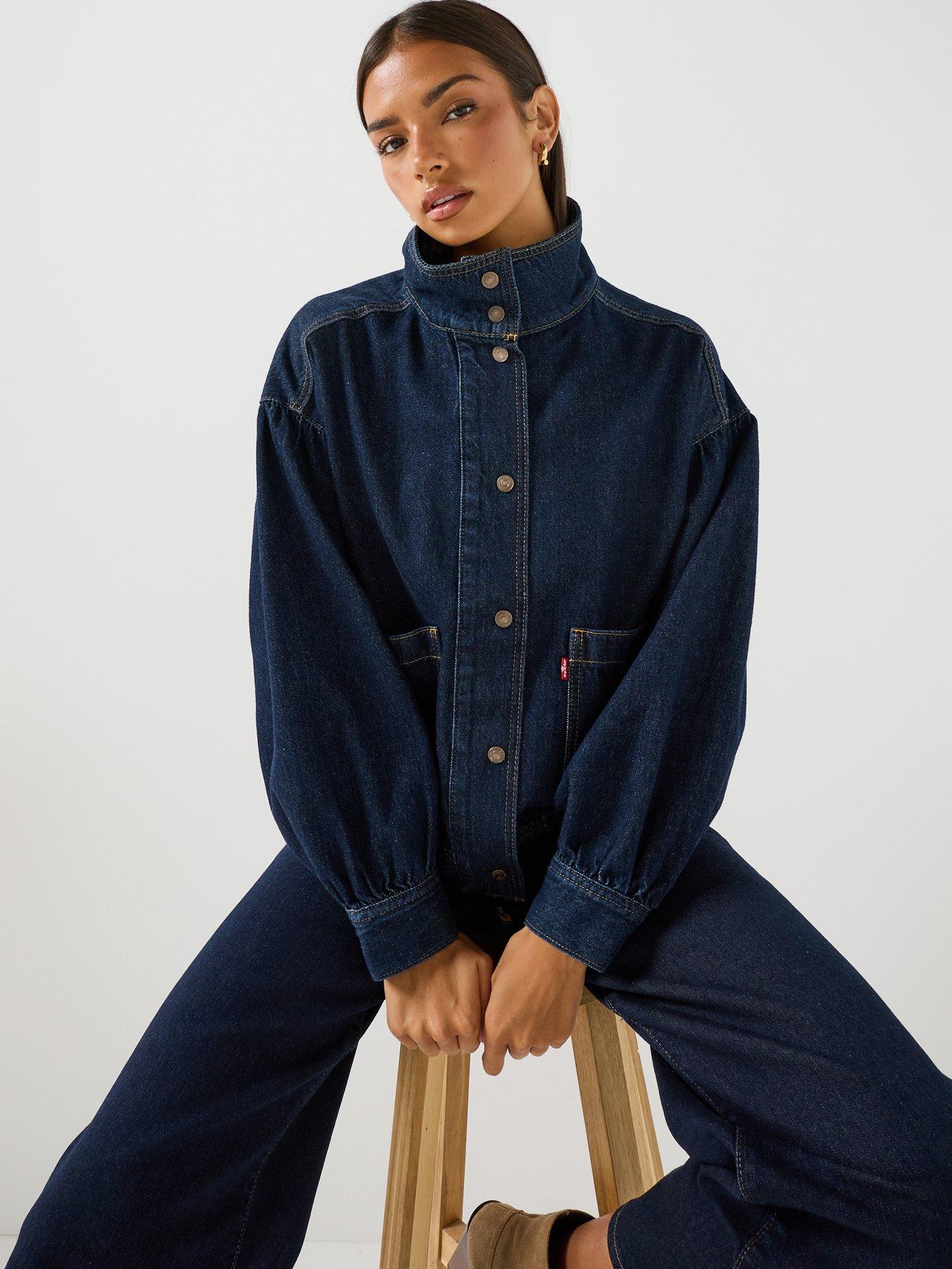 Image 4 of 6 of Levi's Levis T3 Blouson Funnel Neck Trucker Jacket - Shade