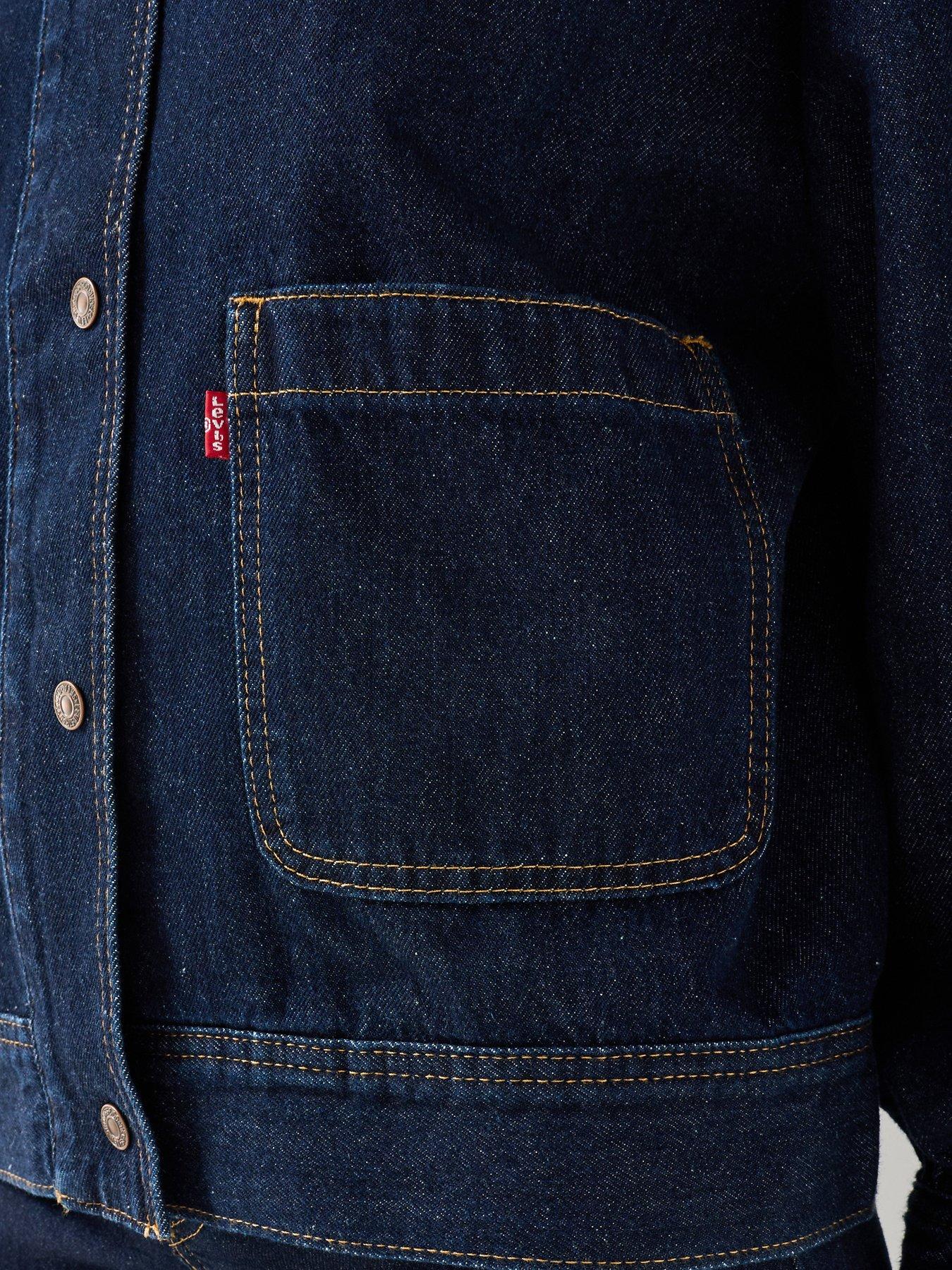 Image 6 of 6 of Levi's Levis T3 Blouson Funnel Neck Trucker Jacket - Shade