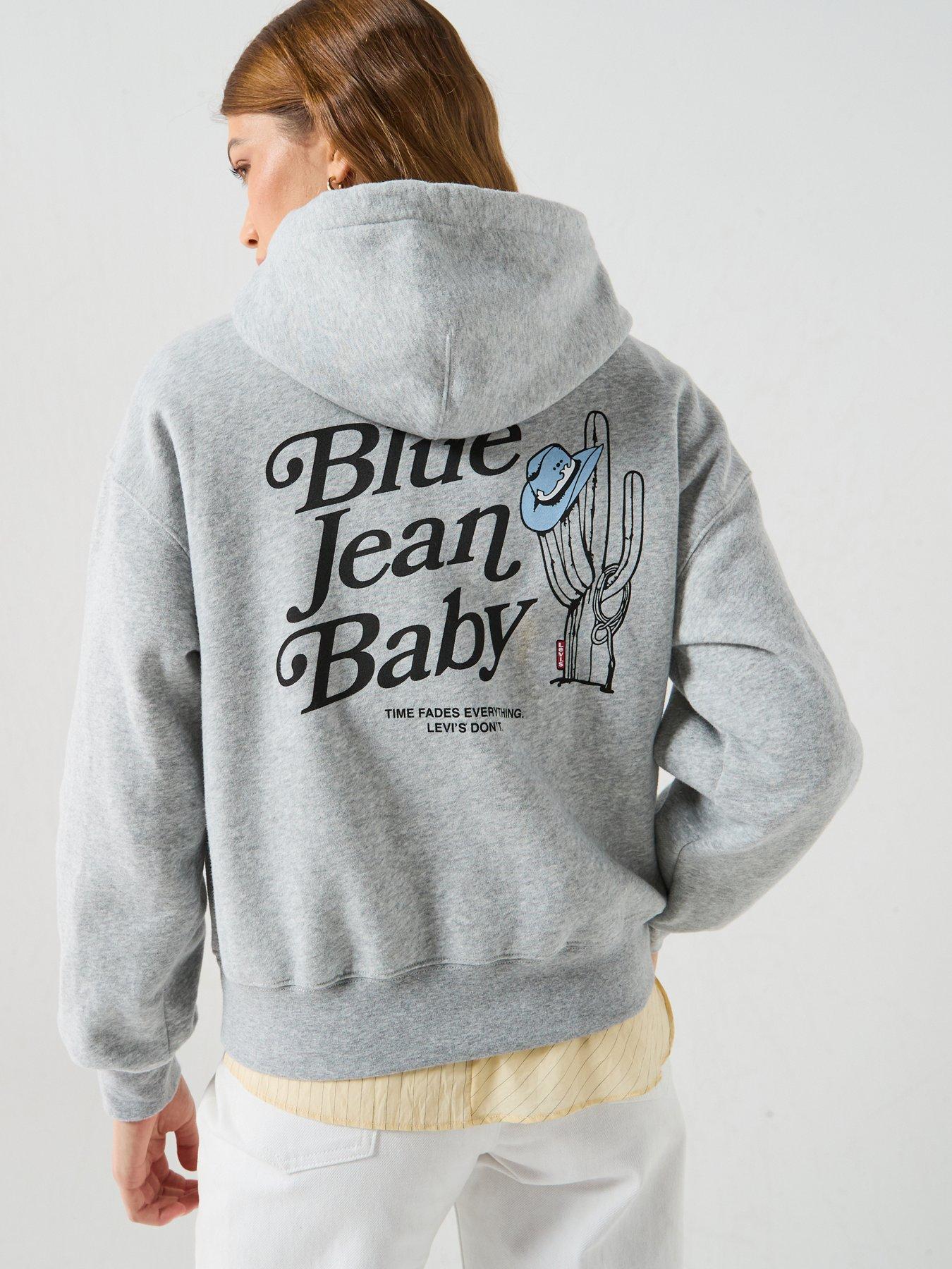 Levi's Blue Jean Baby Everyday Hoodie 2.0 - Silver Heather Grey