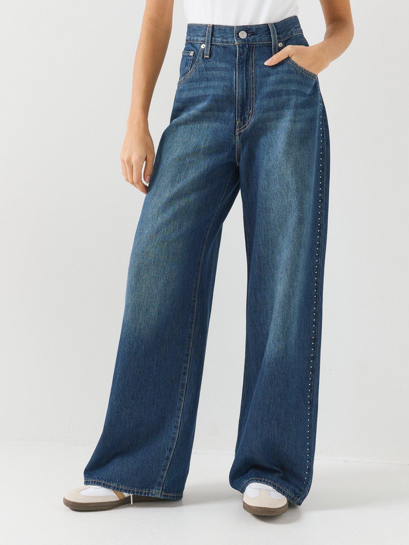 Image 1 of 6 of Levi's Cinch Baggy Fit Jeans - Dizzy Dazzle