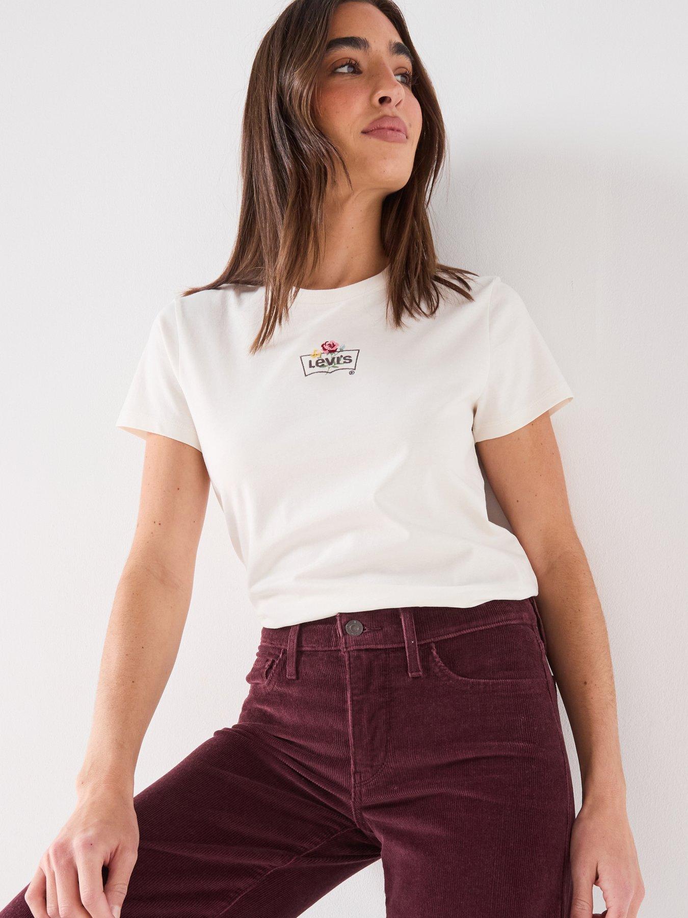 Levi's Rose The Perfect T-Shirt - Egret - Off White