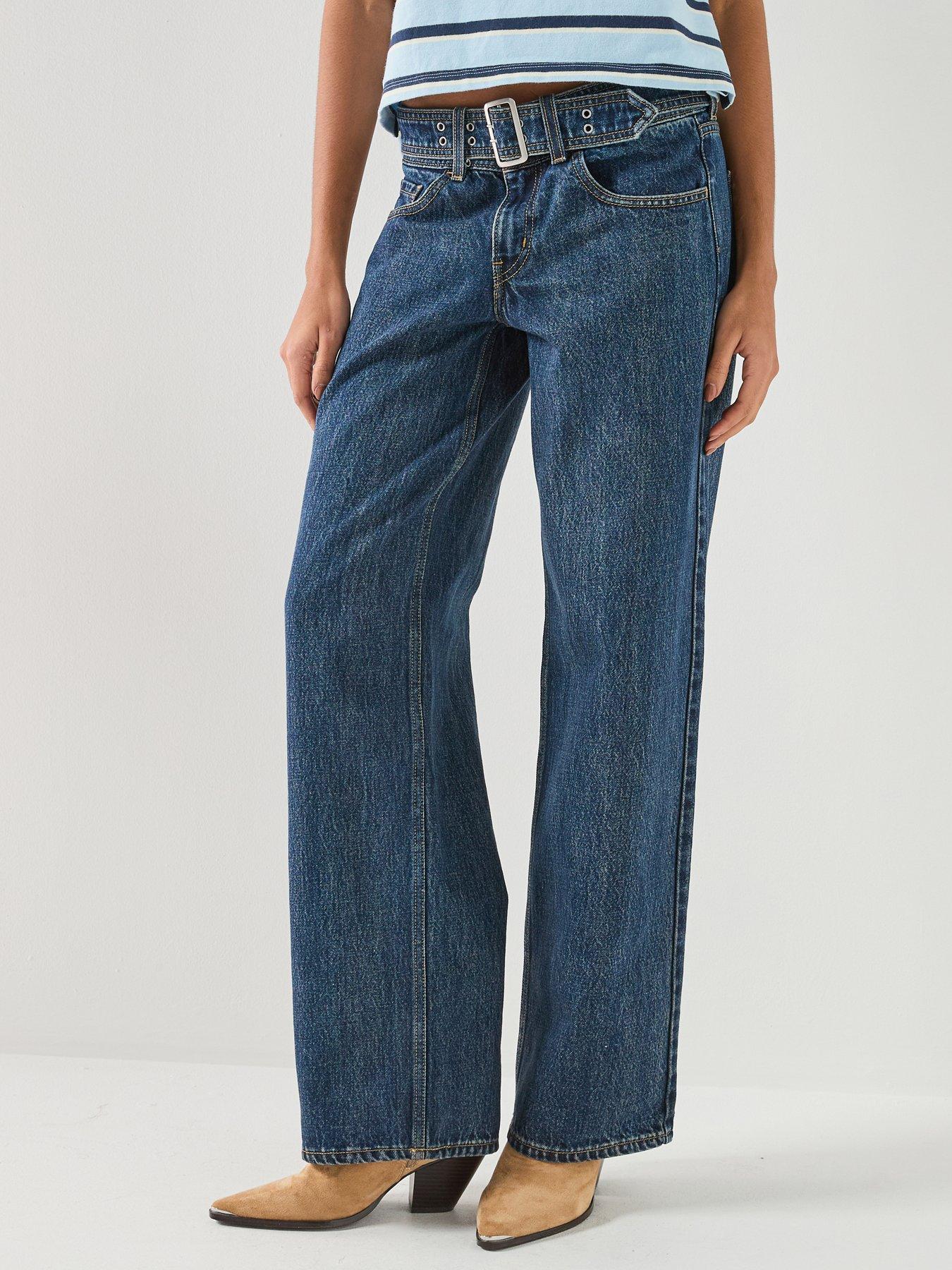 Levi's Belted Superlow Loose Jeans - Blue