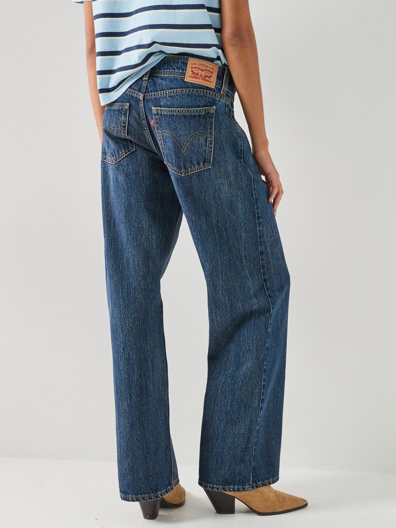 Image 2 of 6 of Levi's Belted Superlow Loose Fit Jeans - Silver Lode - Blue