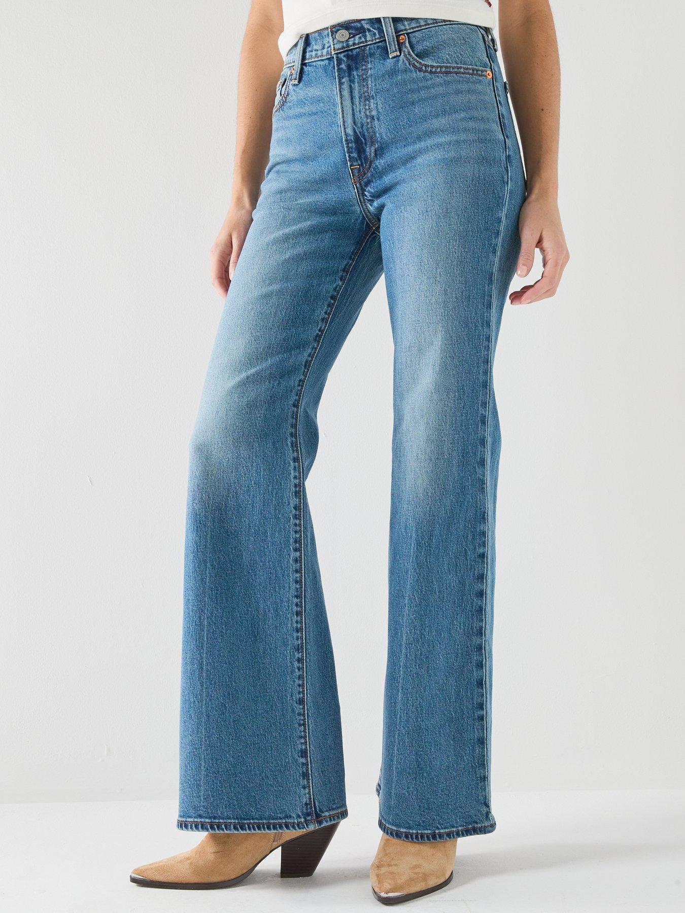 Image 4 of 6 of Levi's Ribcage Flare Jeans - Sweet Noon