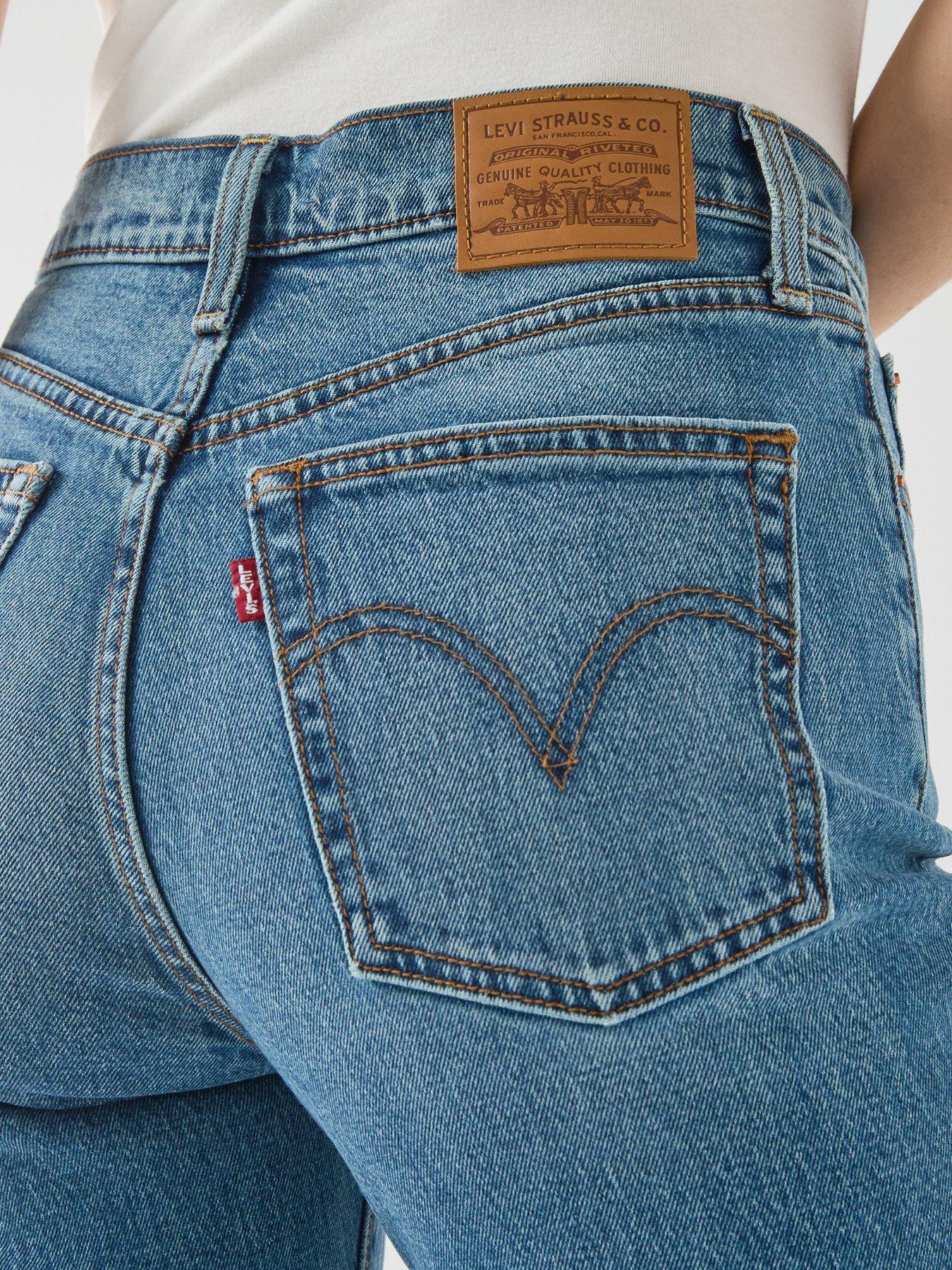 Image 5 of 6 of Levi's Ribcage Flare Jeans - Sweet Noon