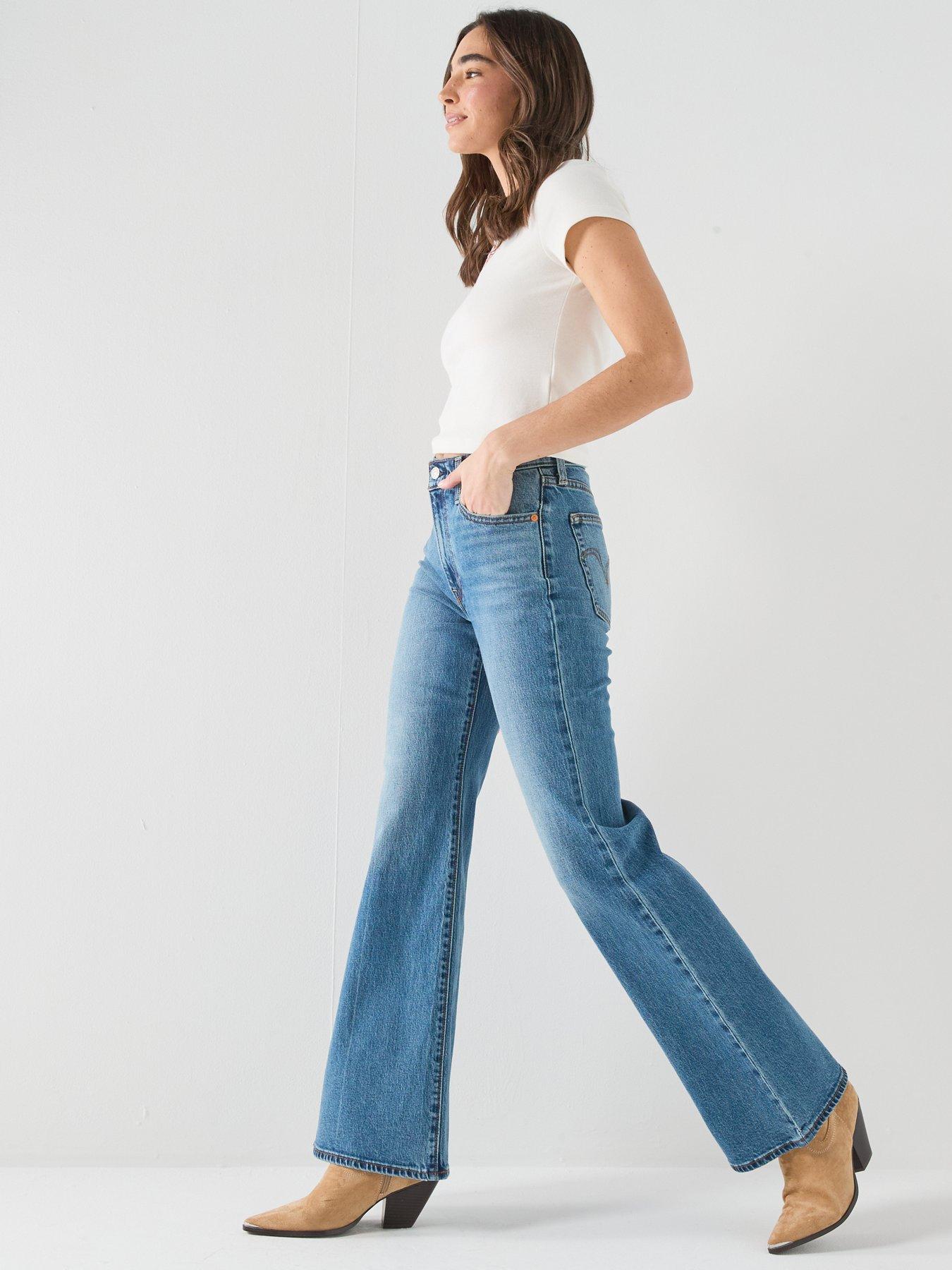 Image 6 of 6 of Levi's Ribcage Flare Jeans - Sweet Noon