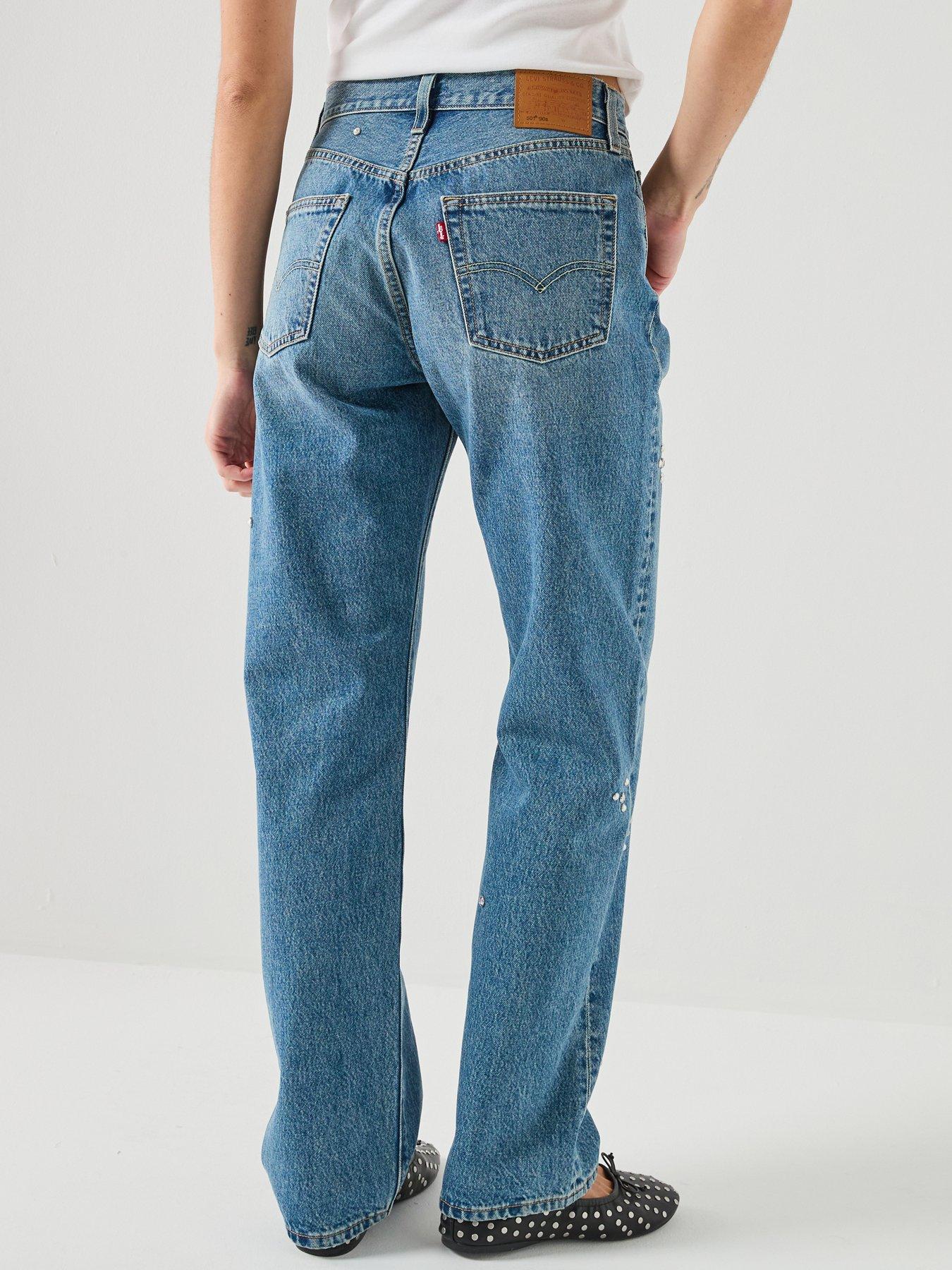 Image 2 of 5 of Levi's 501 '90s Light Wash Jeans - Blue