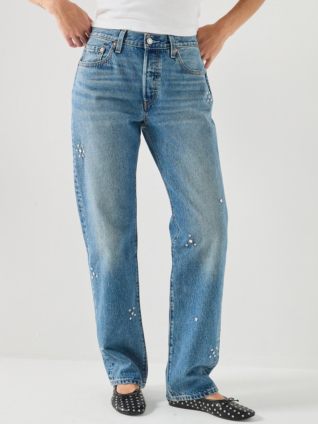 Image 5 of 5 of Levi's 501 '90s Light Wash Jeans - Blue