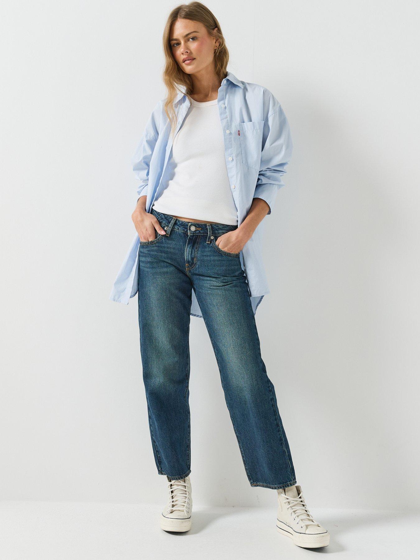 Image 6 of 6 of Levi's Superlow Straight Fit Jeans - Healing Hour