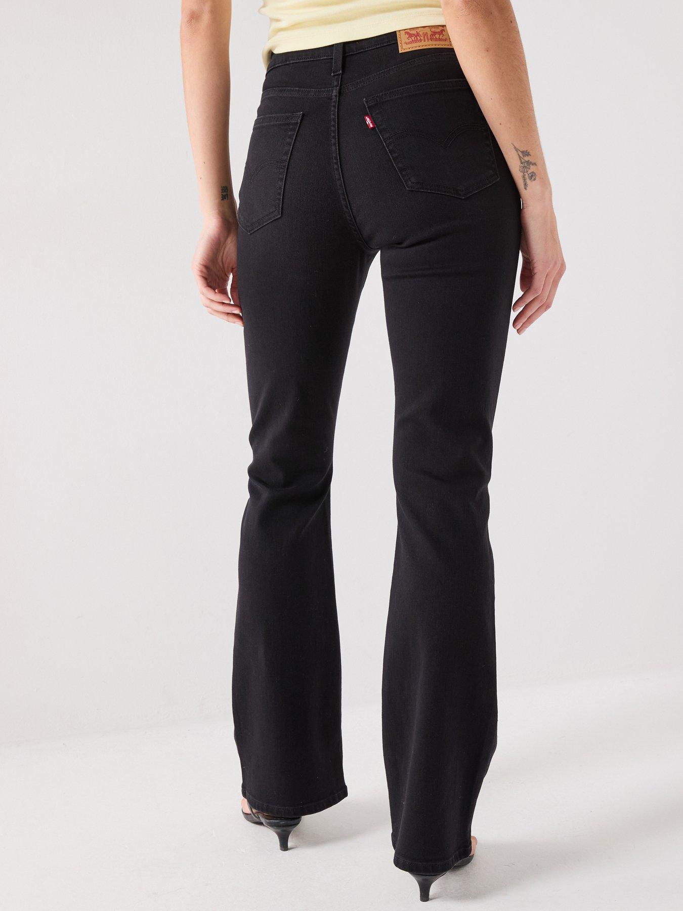 Image 2 of 6 of Levi's 725 High Rise Bootcut Jeans - Soot Scrape BFR