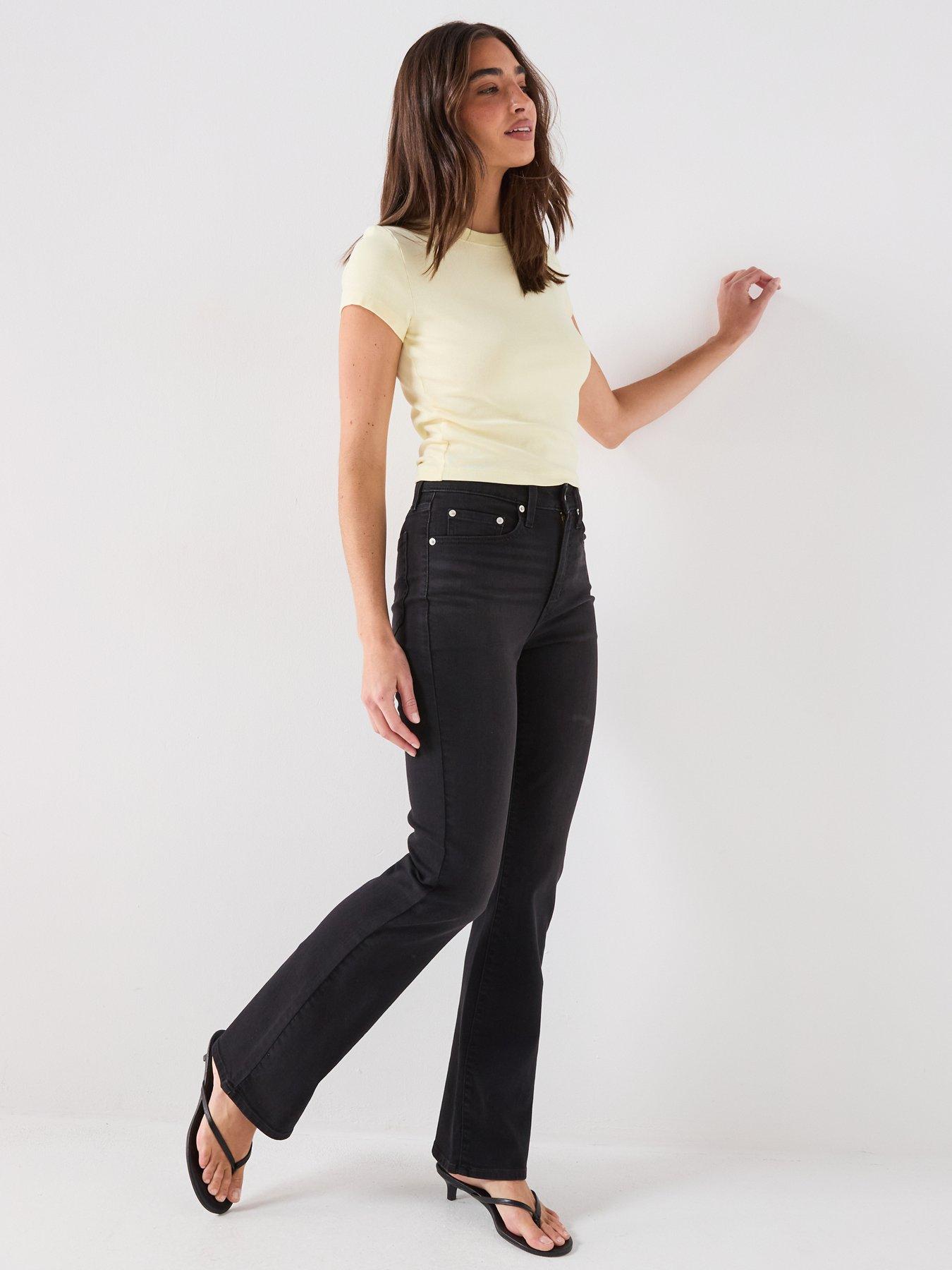 Image 3 of 6 of Levi's 725 High Rise Bootcut Jeans - Soot Scrape BFR