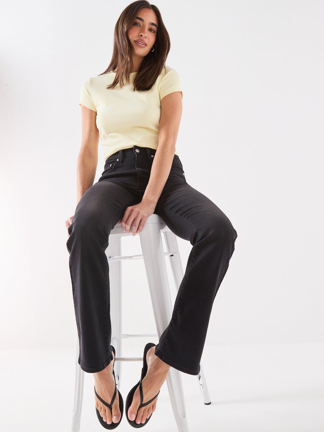 Image 4 of 6 of Levi's 725 High Rise Bootcut Jeans - Soot Scrape BFR