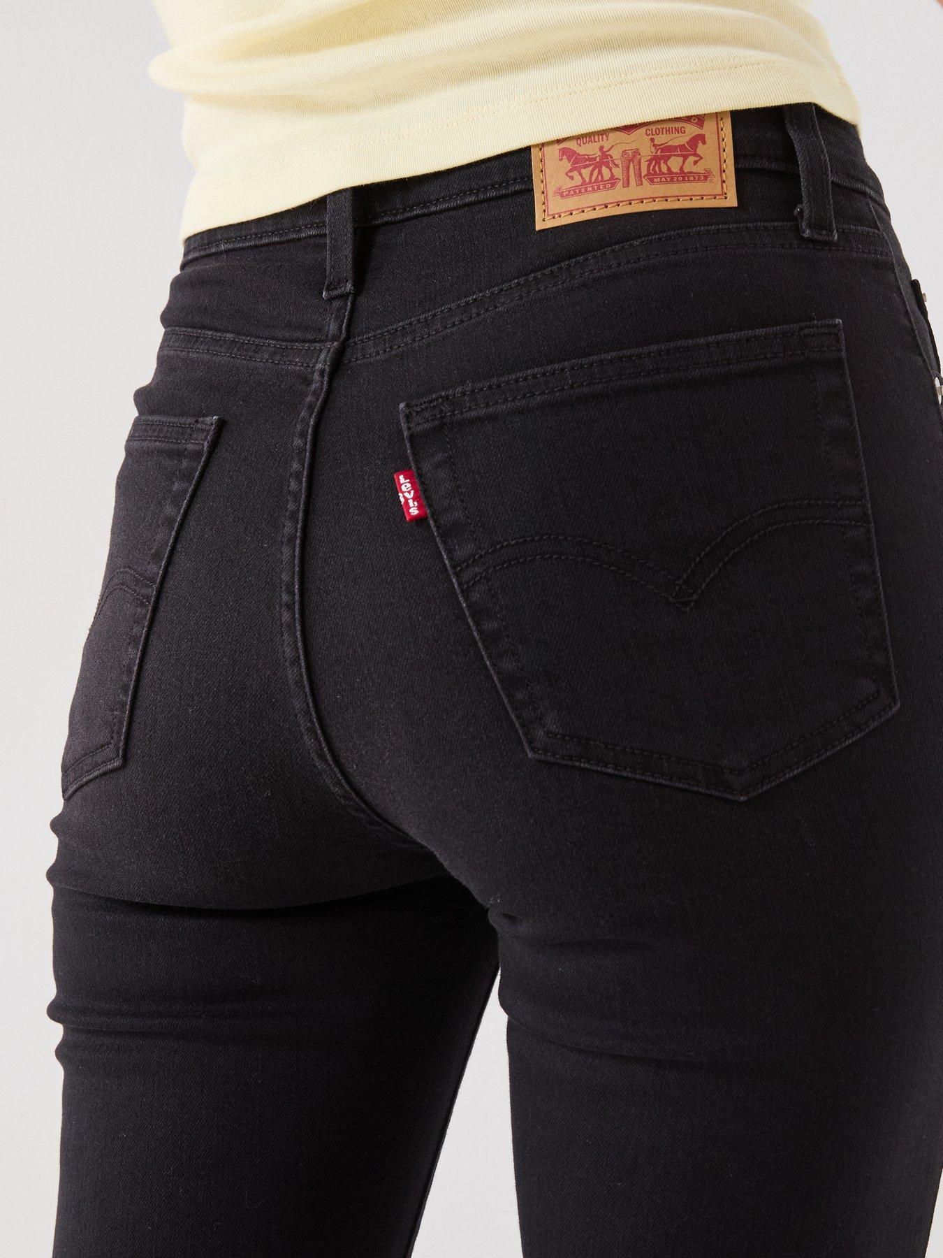 Image 5 of 6 of Levi's 725 High Rise Bootcut Jeans - Soot Scrape BFR