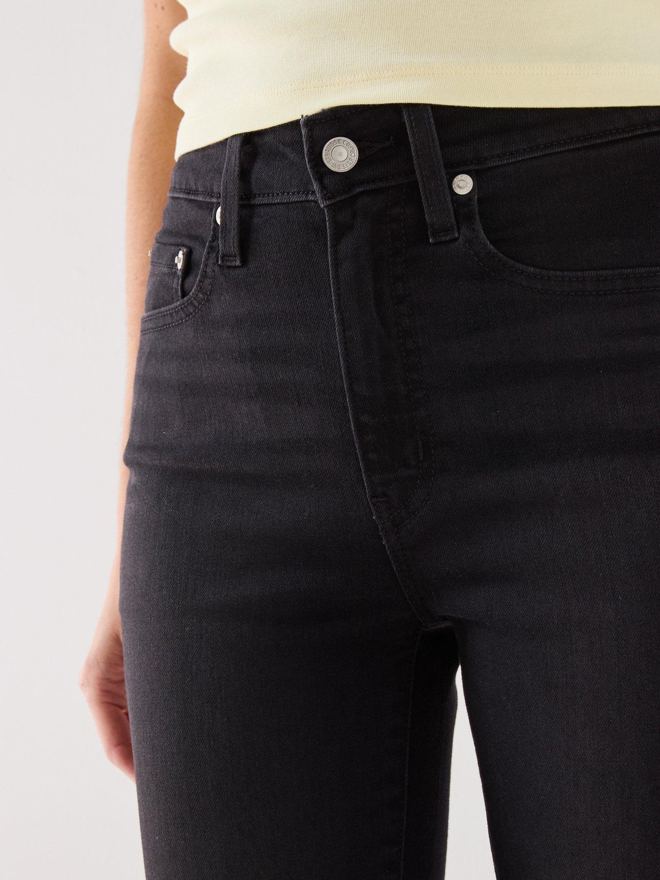 Image 6 of 6 of Levi's 725 High Rise Bootcut Jeans - Soot Scrape BFR