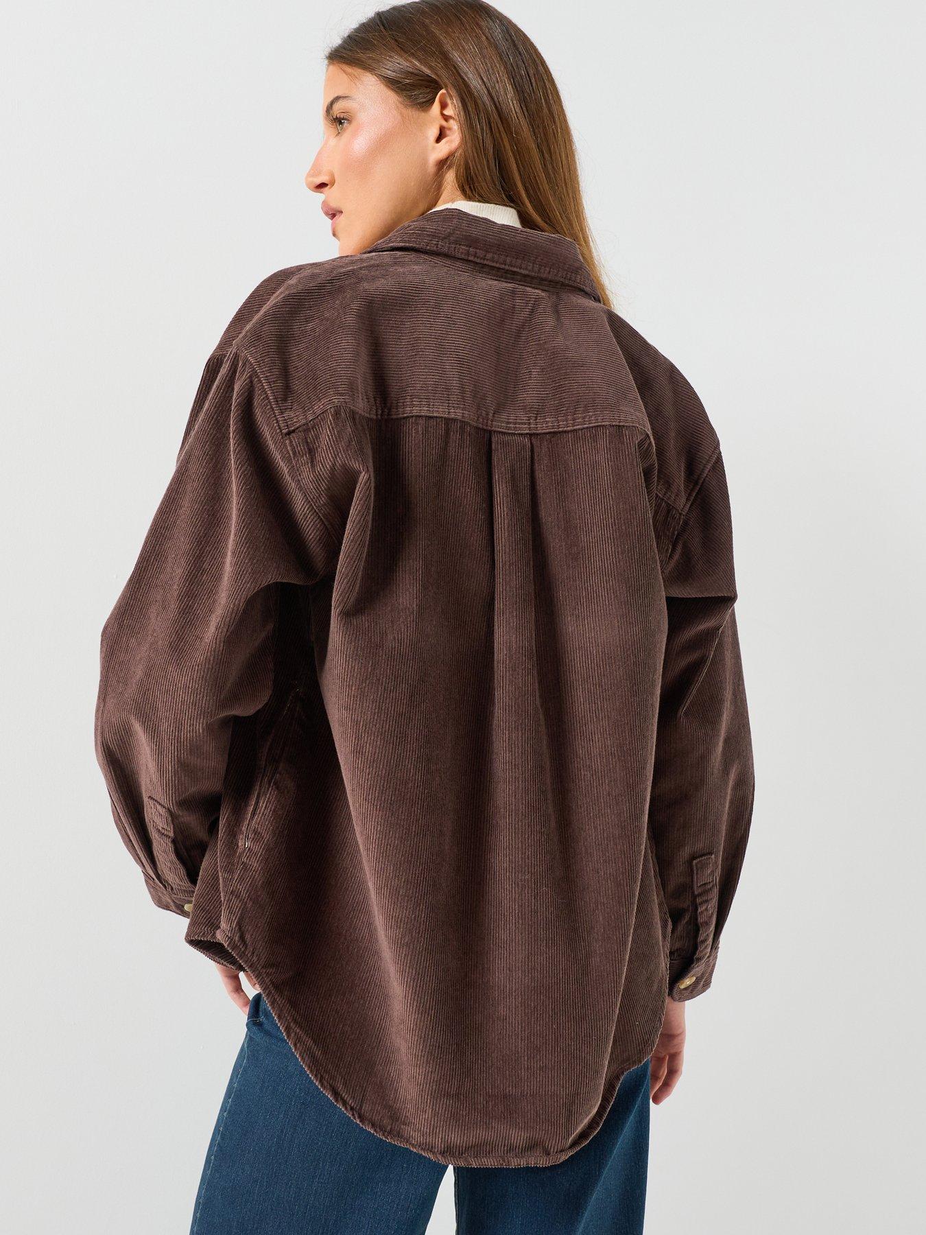 Image 2 of 6 of Levi's Iris Fine Cord Shacket - Java