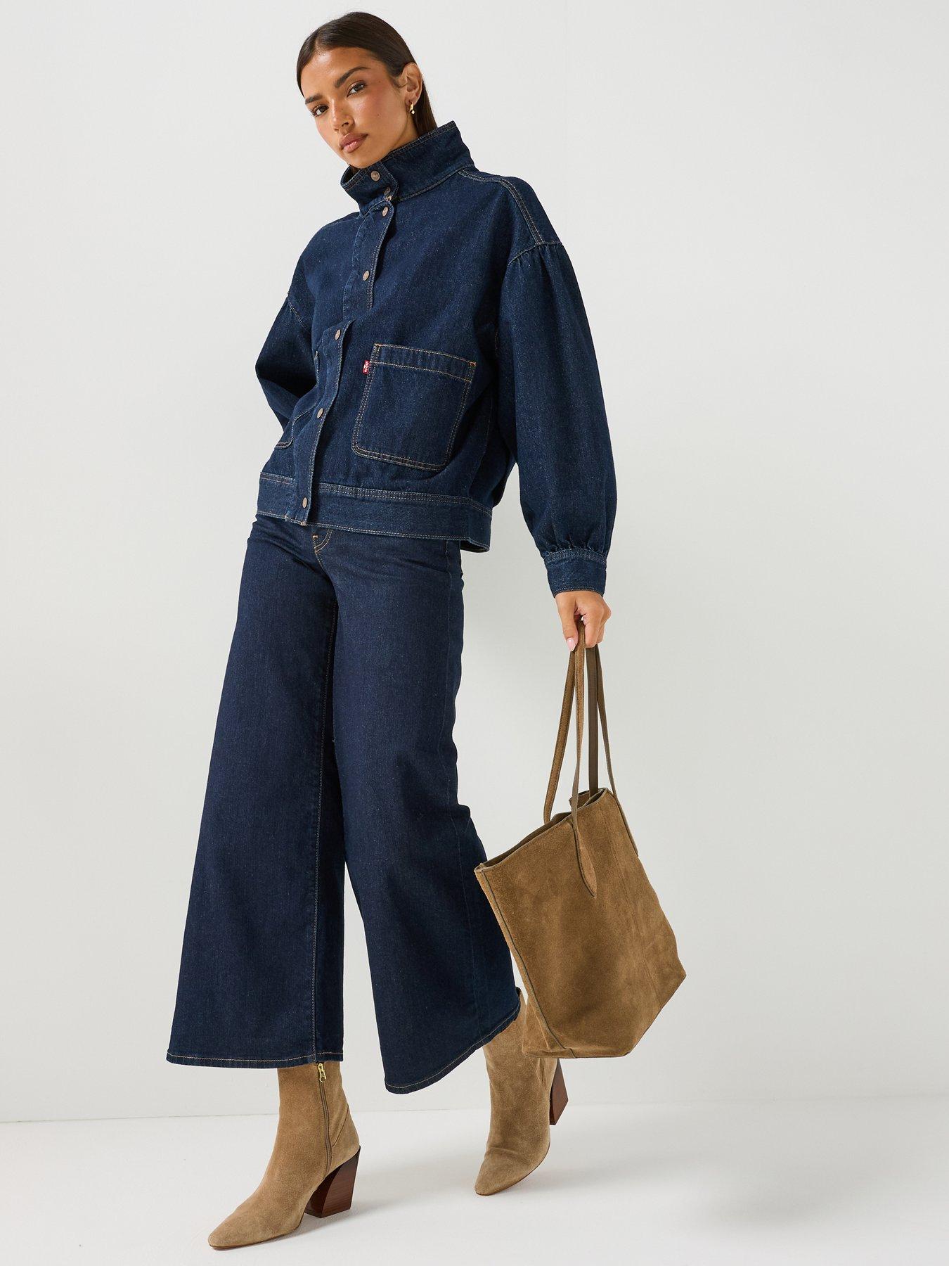 Image 3 of 6 of Levi's 728 High-Rise Wide Leg Jeans - Retro Rinse LB