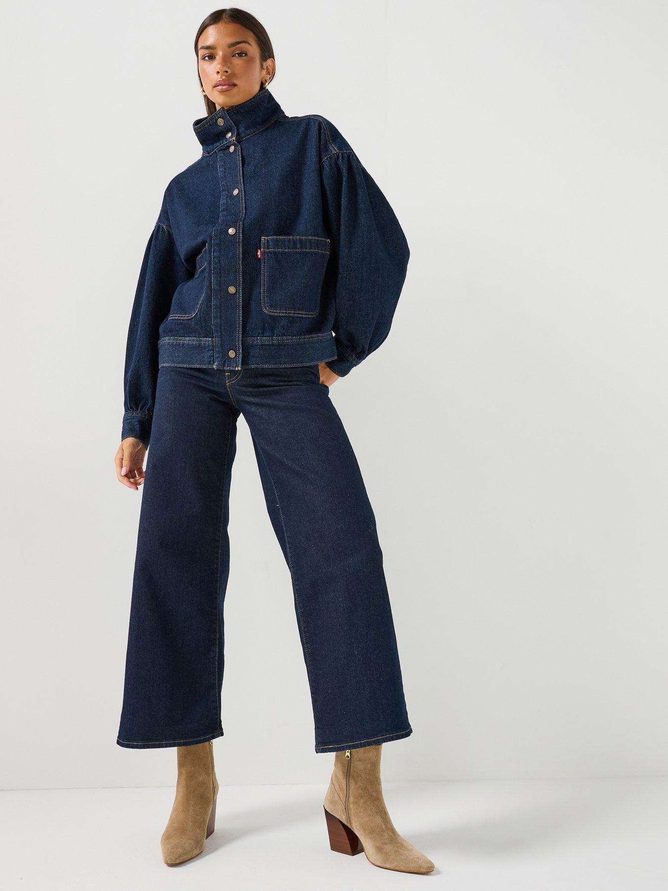 Image 4 of 6 of Levi's 728 High-Rise Wide Leg Jeans - Retro Rinse LB