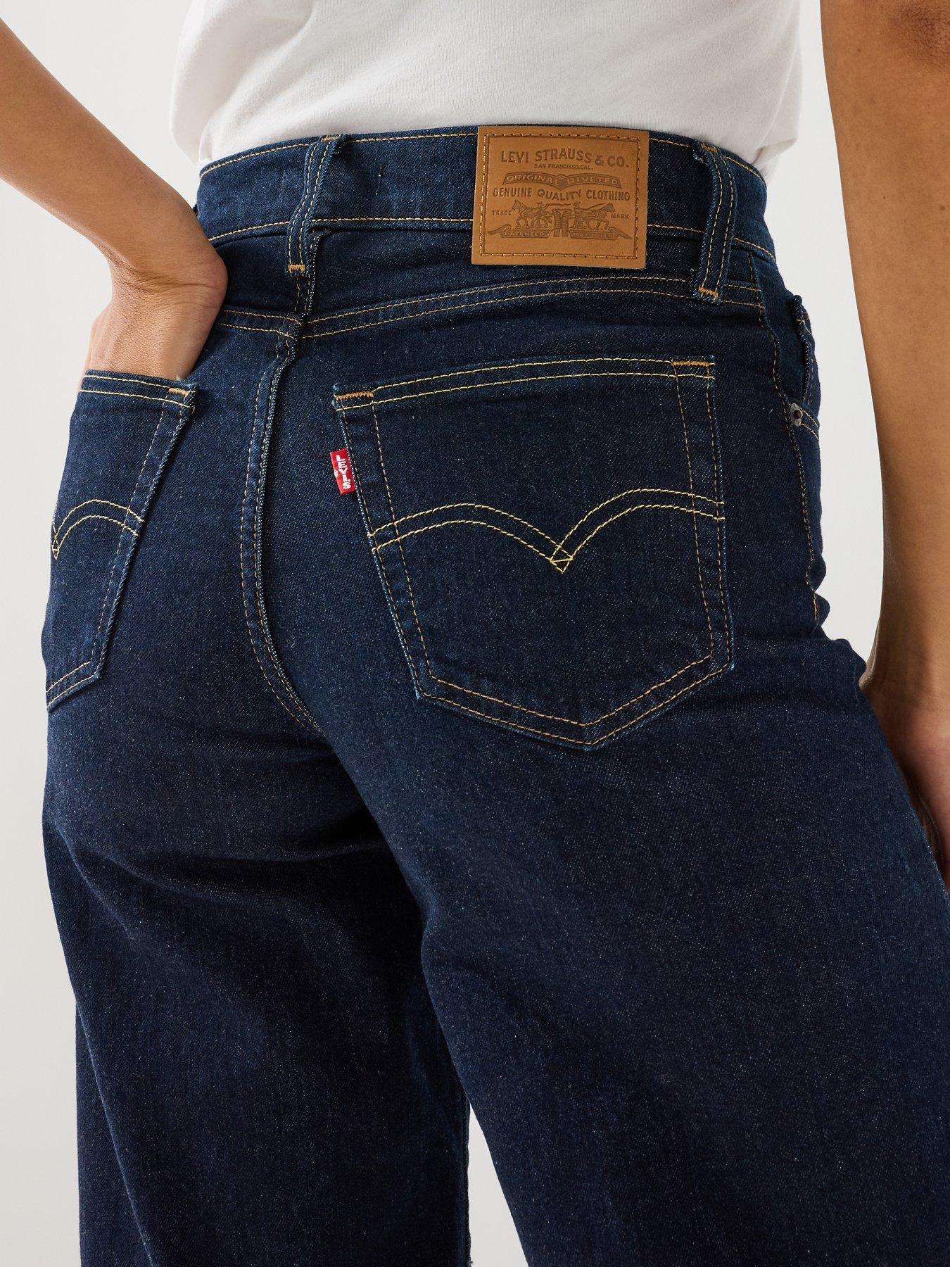 Image 6 of 6 of Levi's 728 High-Rise Wide Leg Jeans - Retro Rinse LB
