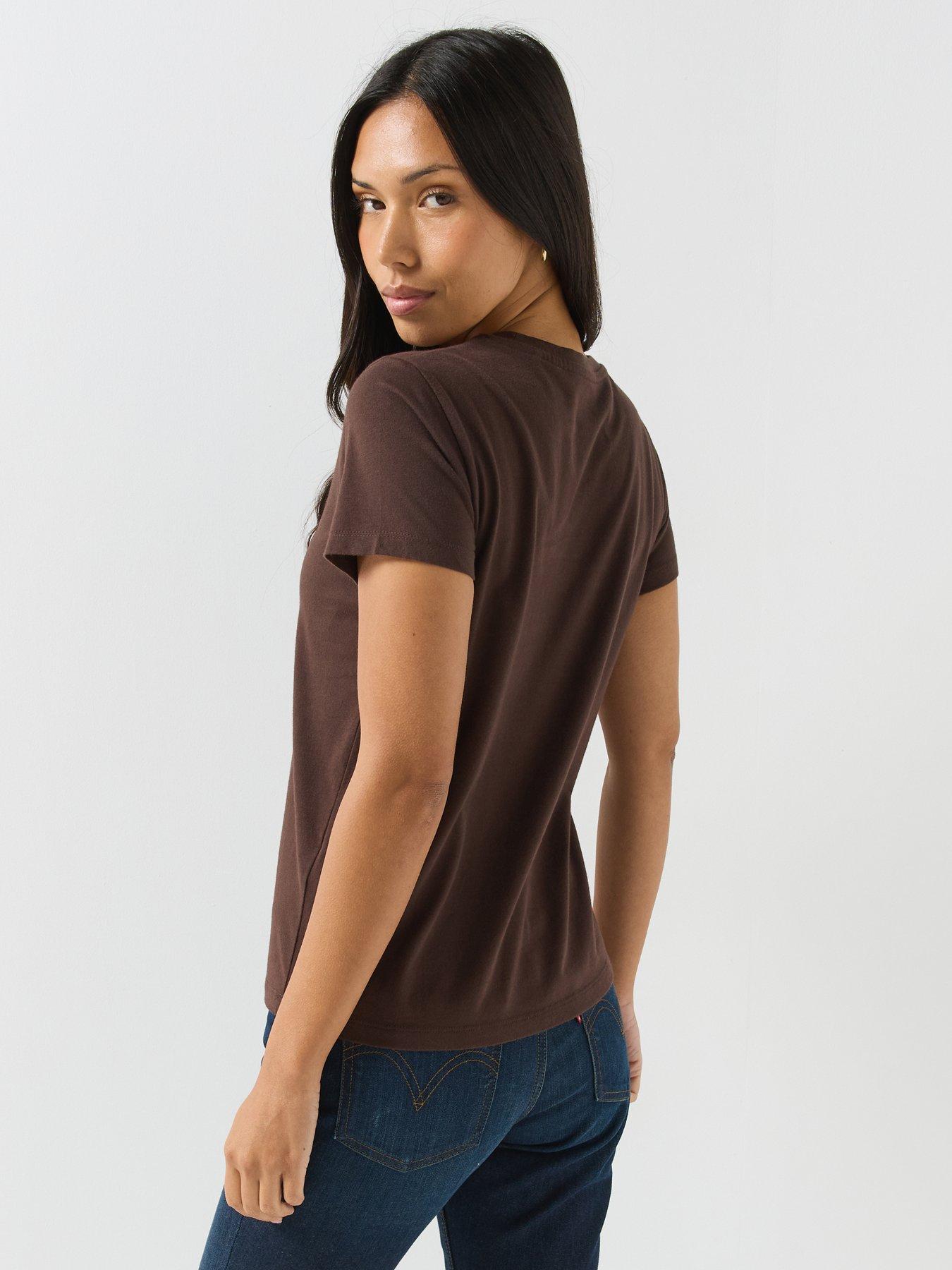 Image 2 of 5 of Levi's Perfect Crewneck T-Shirt - Java