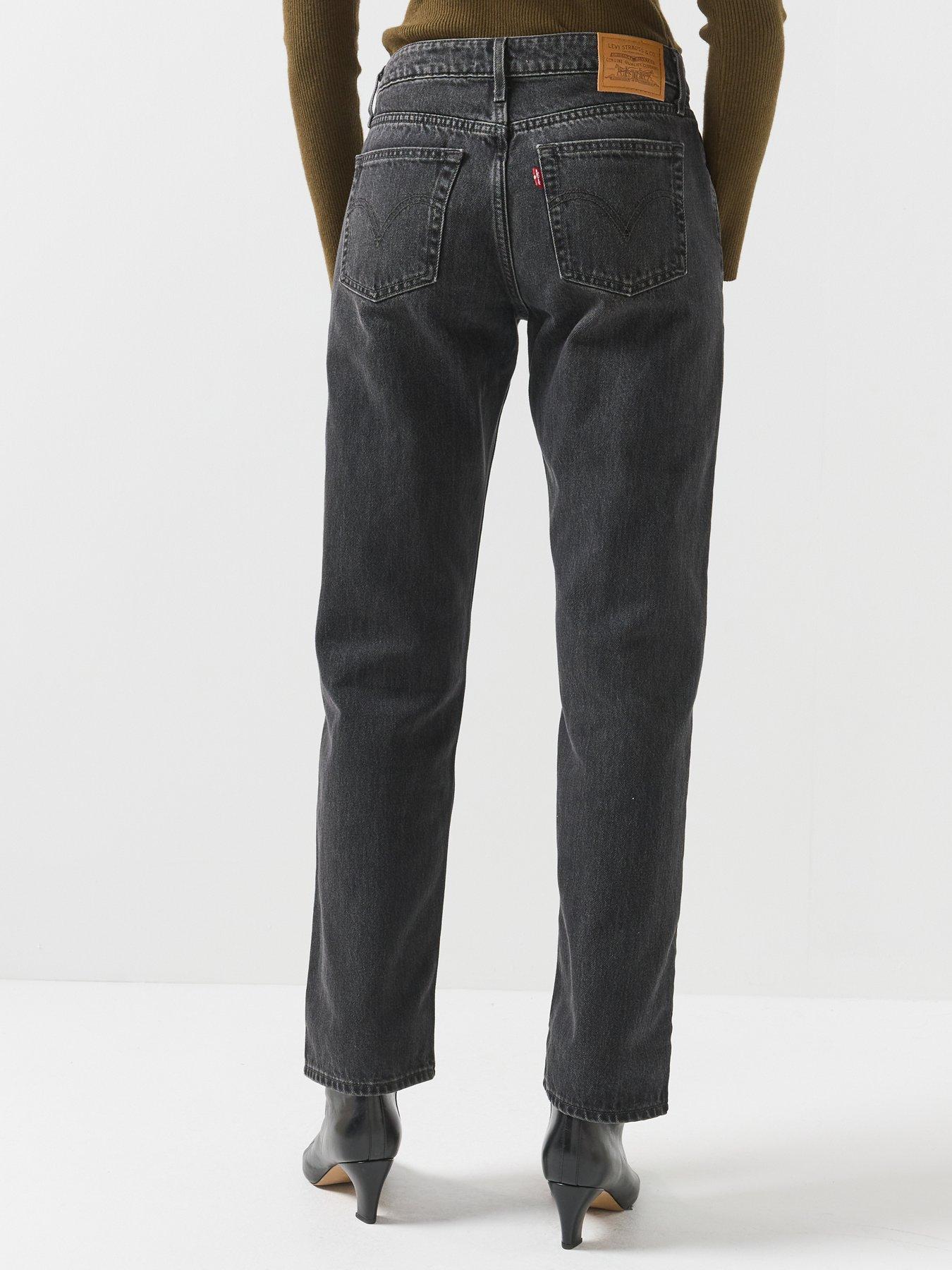 Image 2 of 6 of Levi's Womens Low Rise Straight Fit Jeans - Tech Storm
