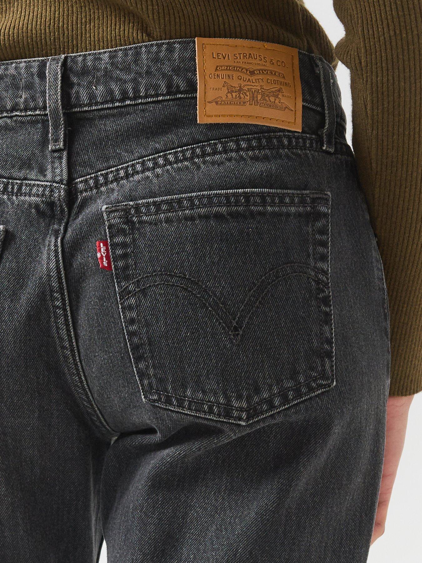 Image 4 of 6 of Levi's Womens Low Rise Straight Fit Jeans - Tech Storm