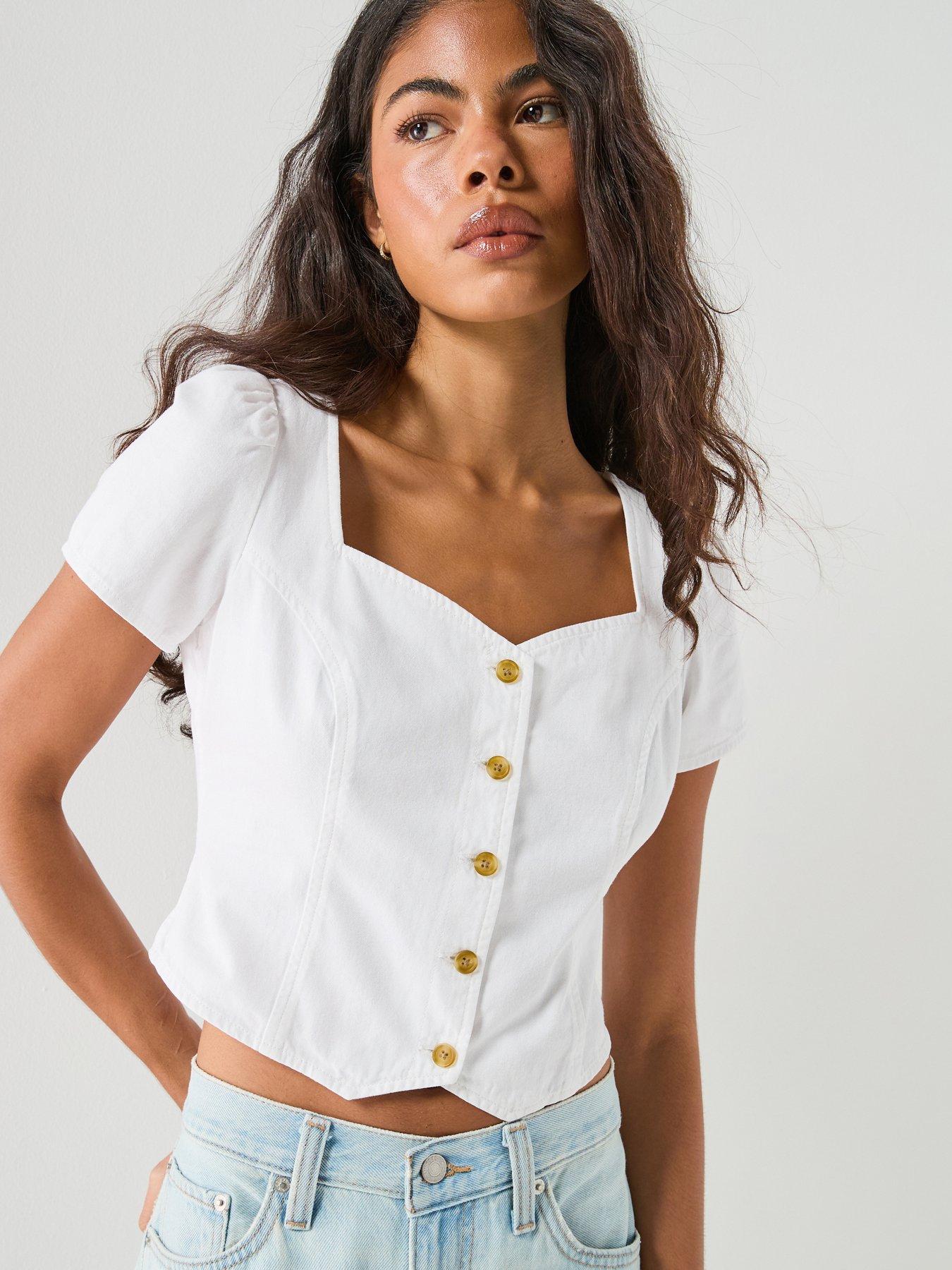 Levi's Miette Ss Denim Top