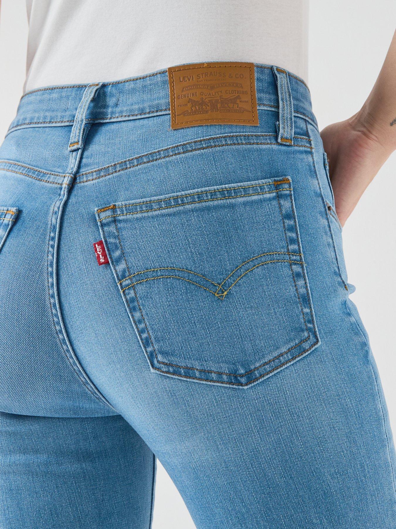 Image 5 of 6 of Levi's 725 High Rise Bootcut Jeans - True Blue Mid