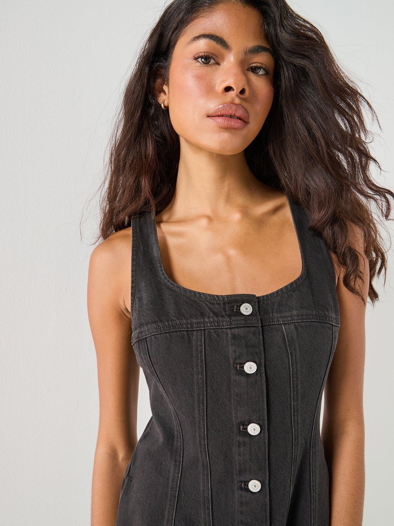 Image 4 of 6 of Levi's Audra Tank Dress - Black
