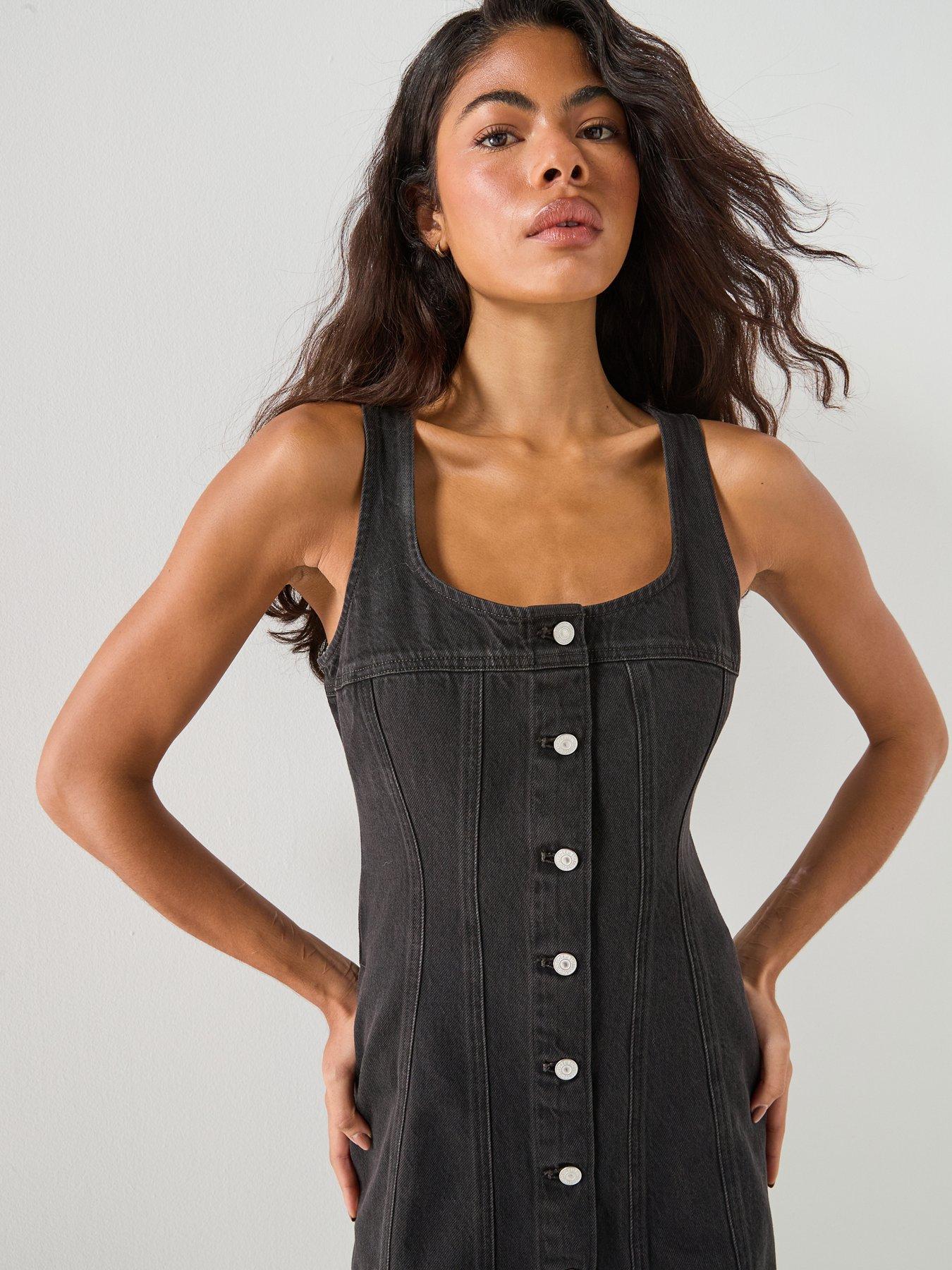 Image 5 of 6 of Levi's Audra Tank Dress - Black
