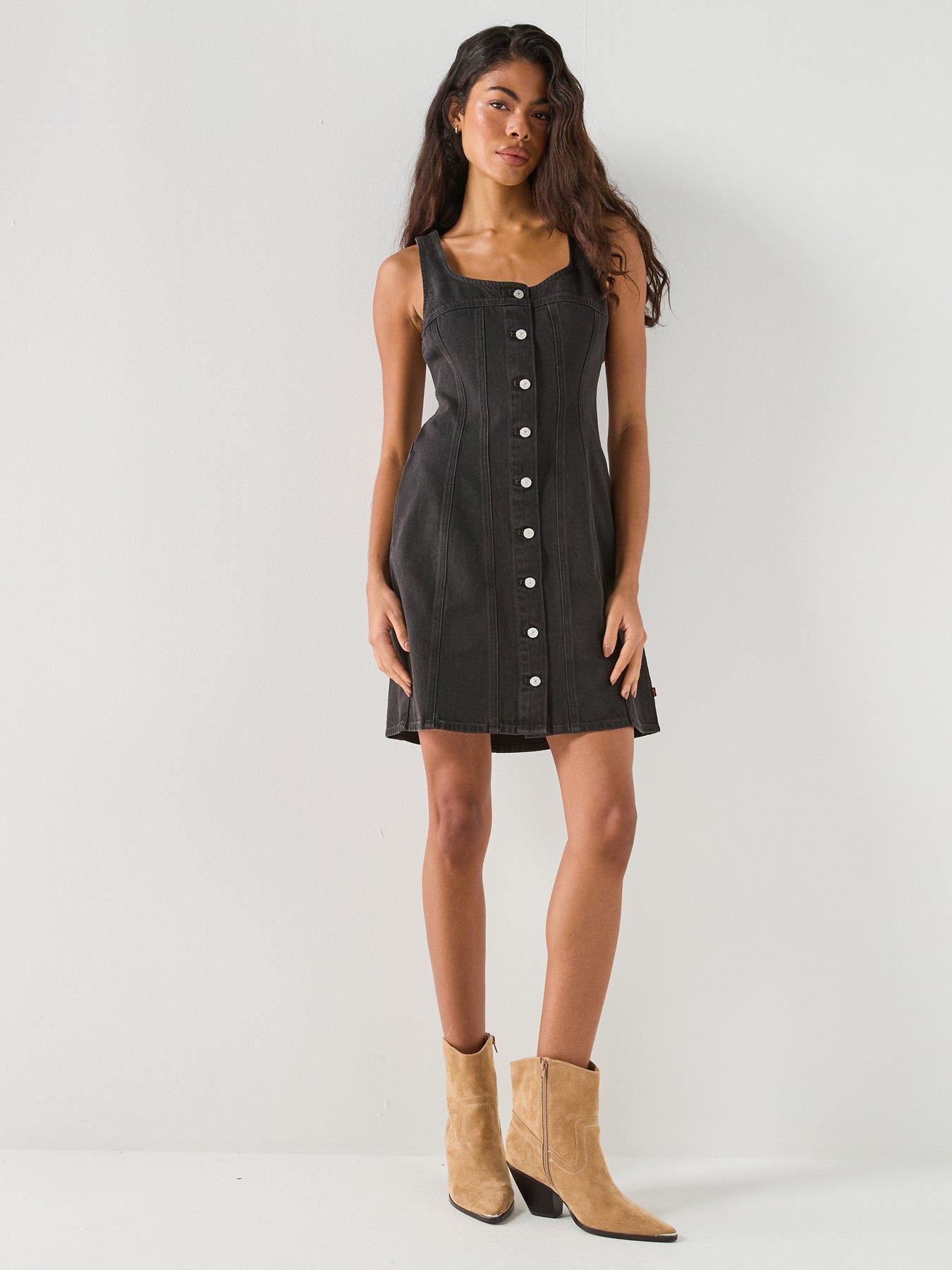 Image 6 of 6 of Levi's Audra Tank Dress - Black