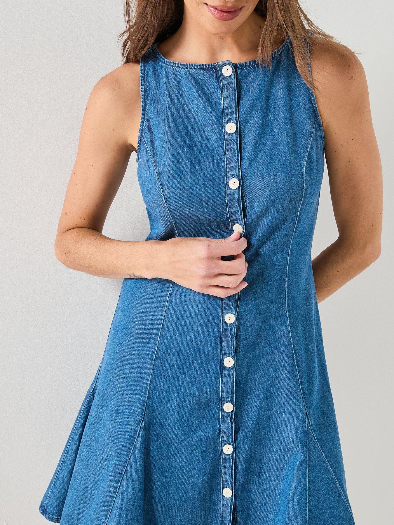 Image 4 of 6 of Levi's Mercer Sleeveless Mini Dress - Procrastinator