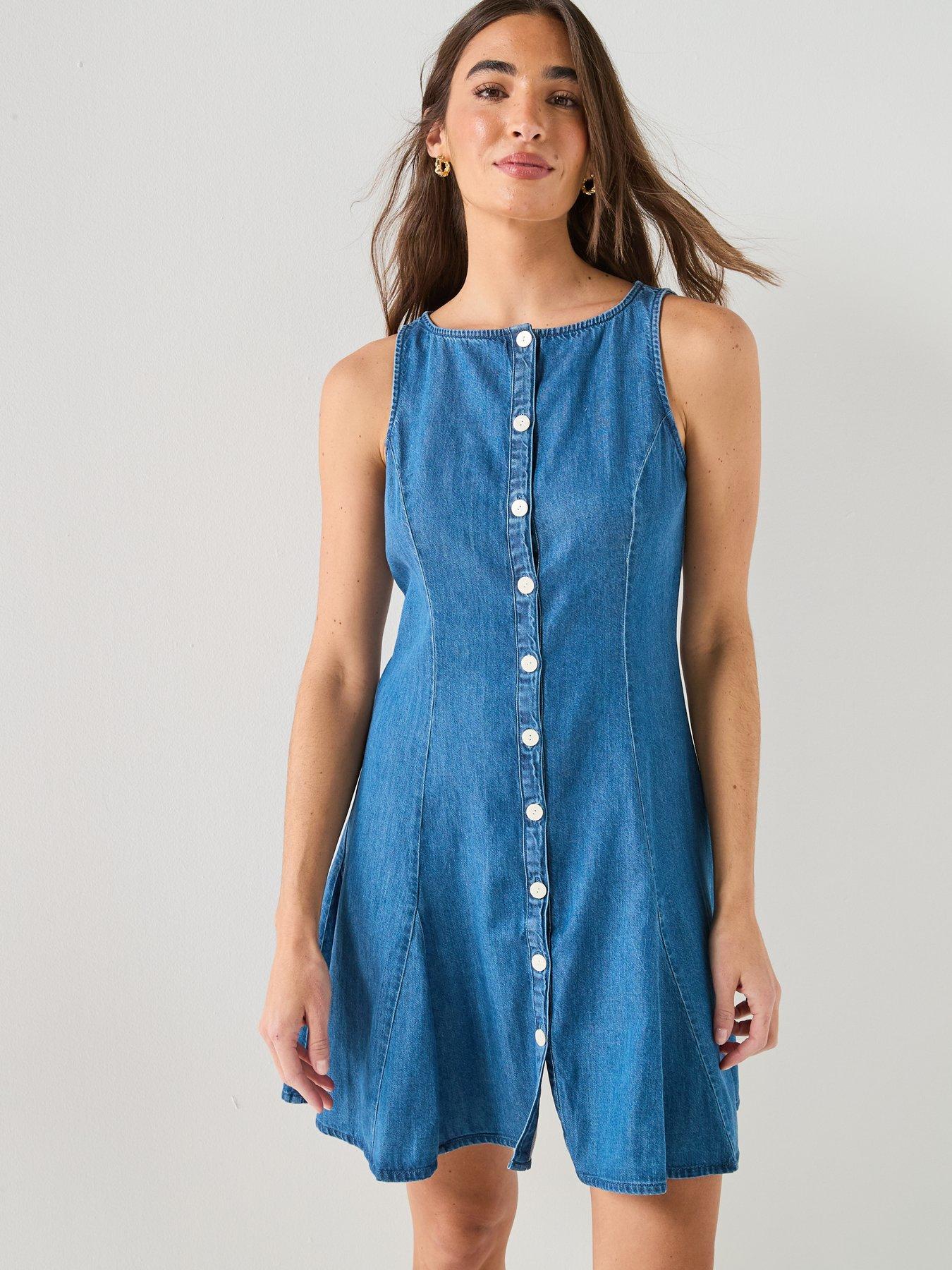 Image 6 of 6 of Levi's Mercer Sleeveless Mini Dress - Procrastinator