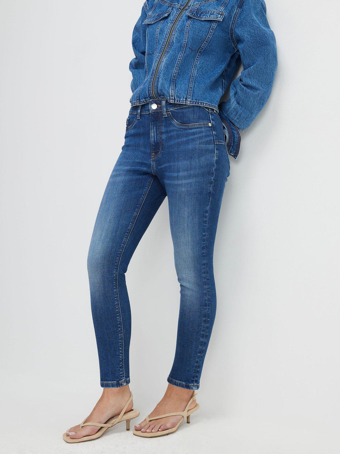 River Island Petite Molly Sculpt Chicago Jeans - Blue