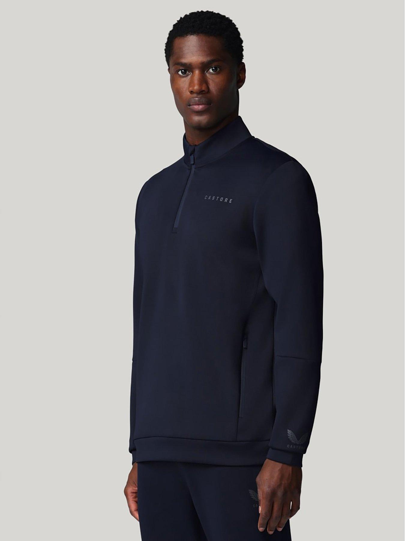 Image 1 of 5 of Castore Mens Training Flex 1/4 Zip Sweatshirt - Navy