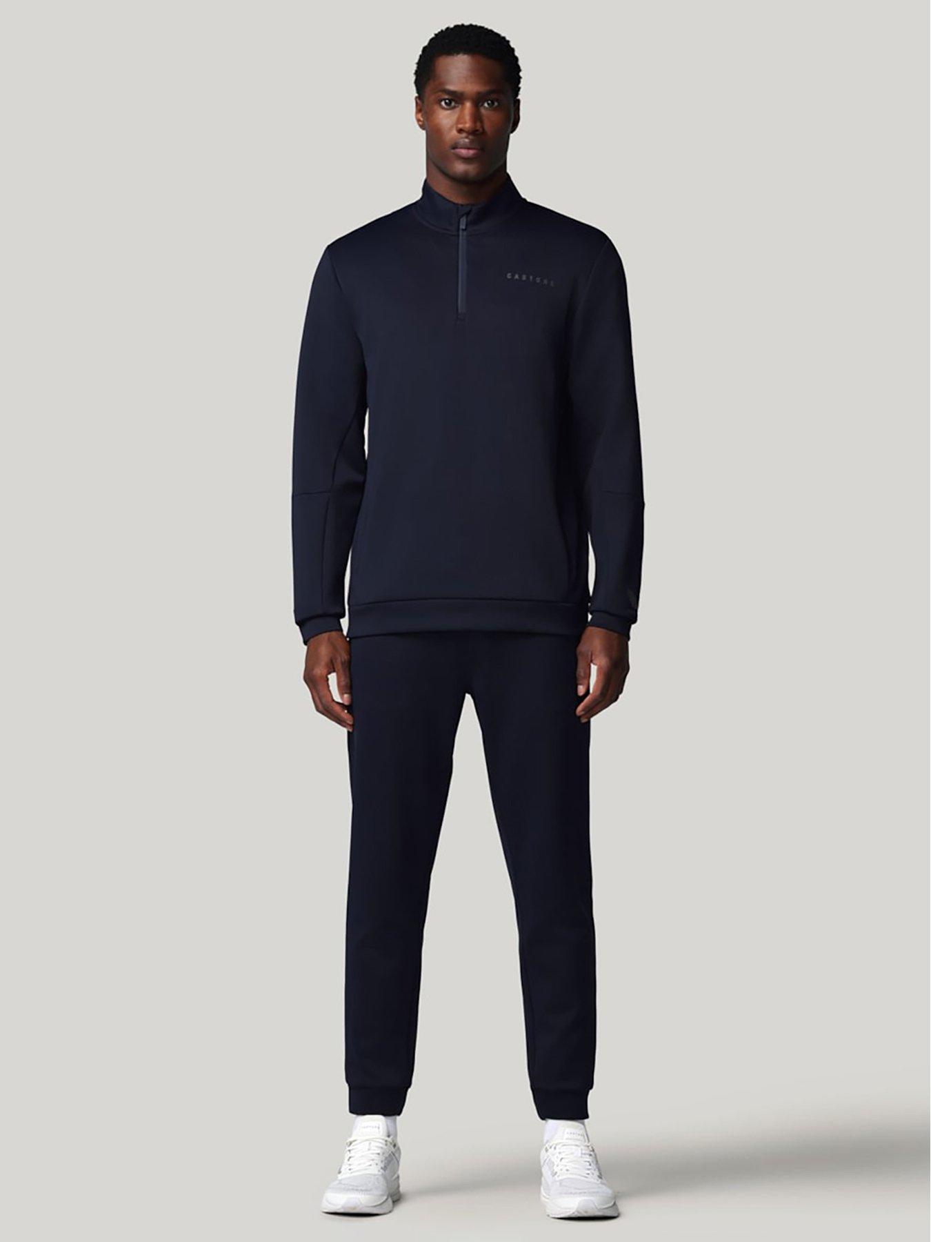 Image 3 of 5 of Castore Mens Training Flex 1/4 Zip Sweatshirt - Navy