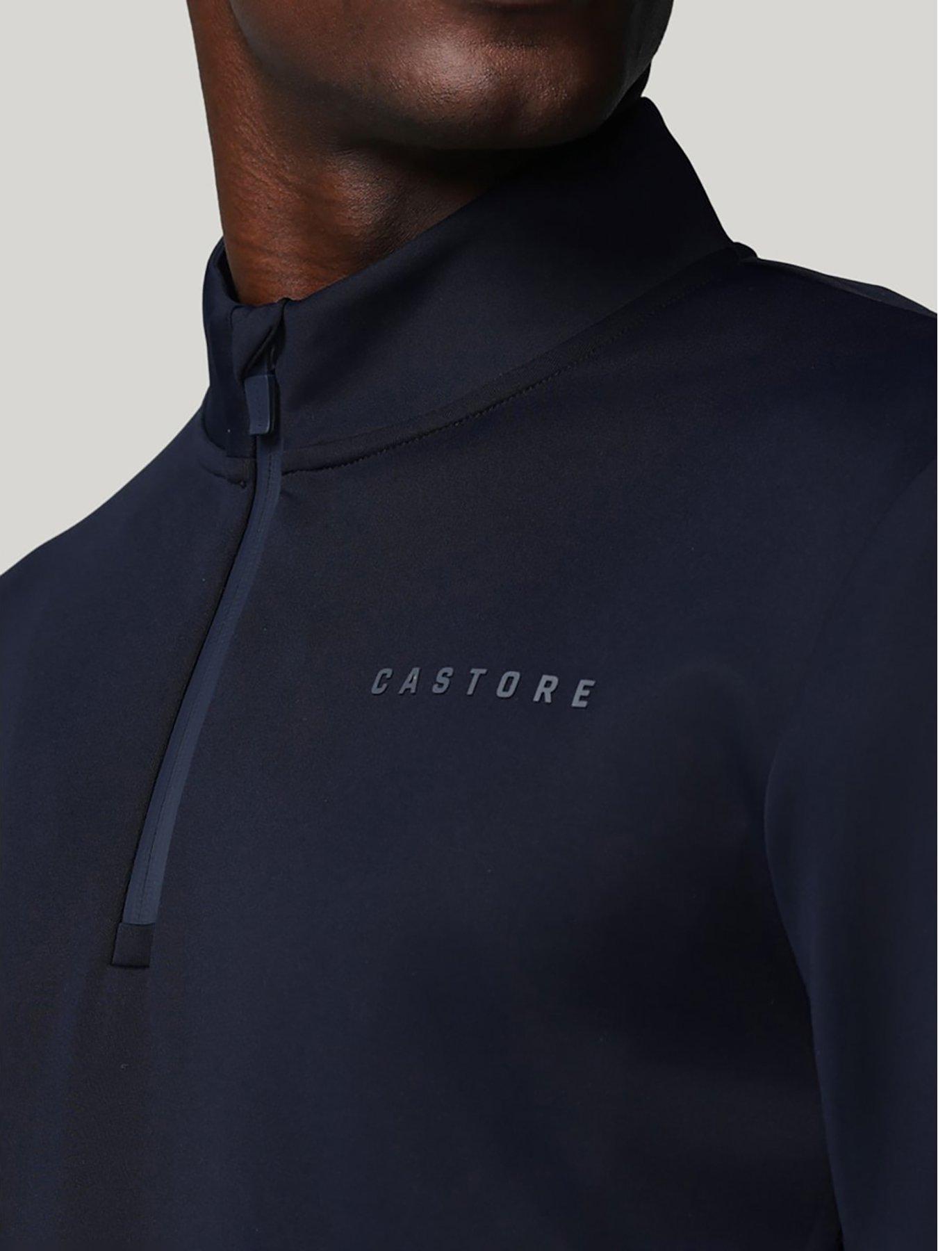 Image 4 of 5 of Castore Mens Training Flex 1/4 Zip Sweatshirt - Navy