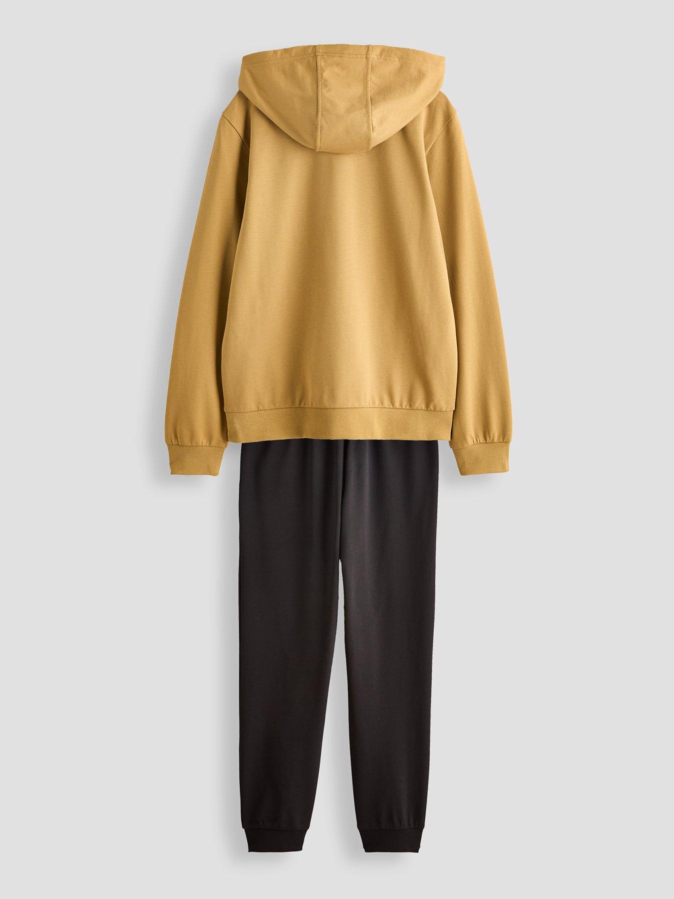 Image 2 of 4 of EA7 Emporio Armani Boys Train Visibility Hooded Tracksuit - Black