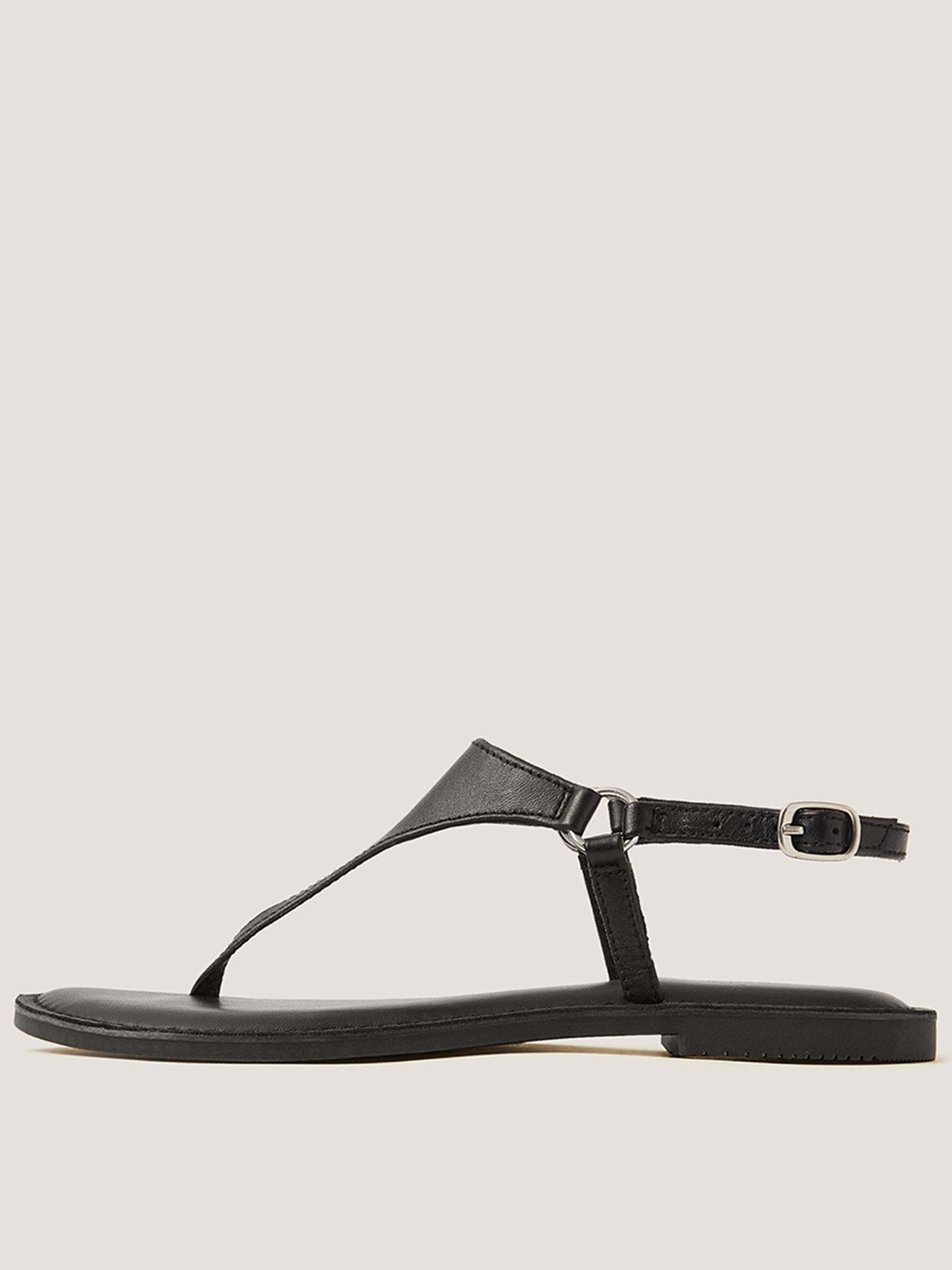 Monsoon Immy Leather Toe Post