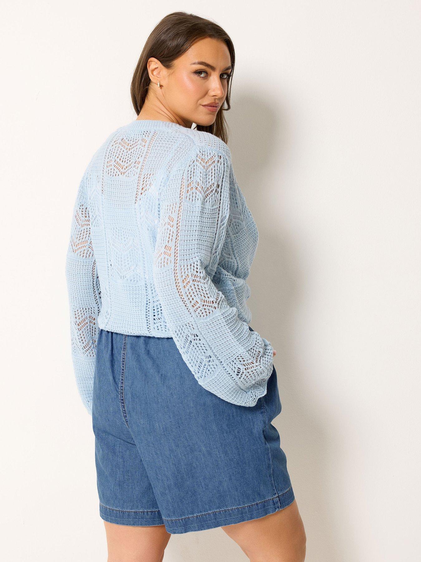 Image 2 of 4 of Yours Curve Casual Denim Shorts