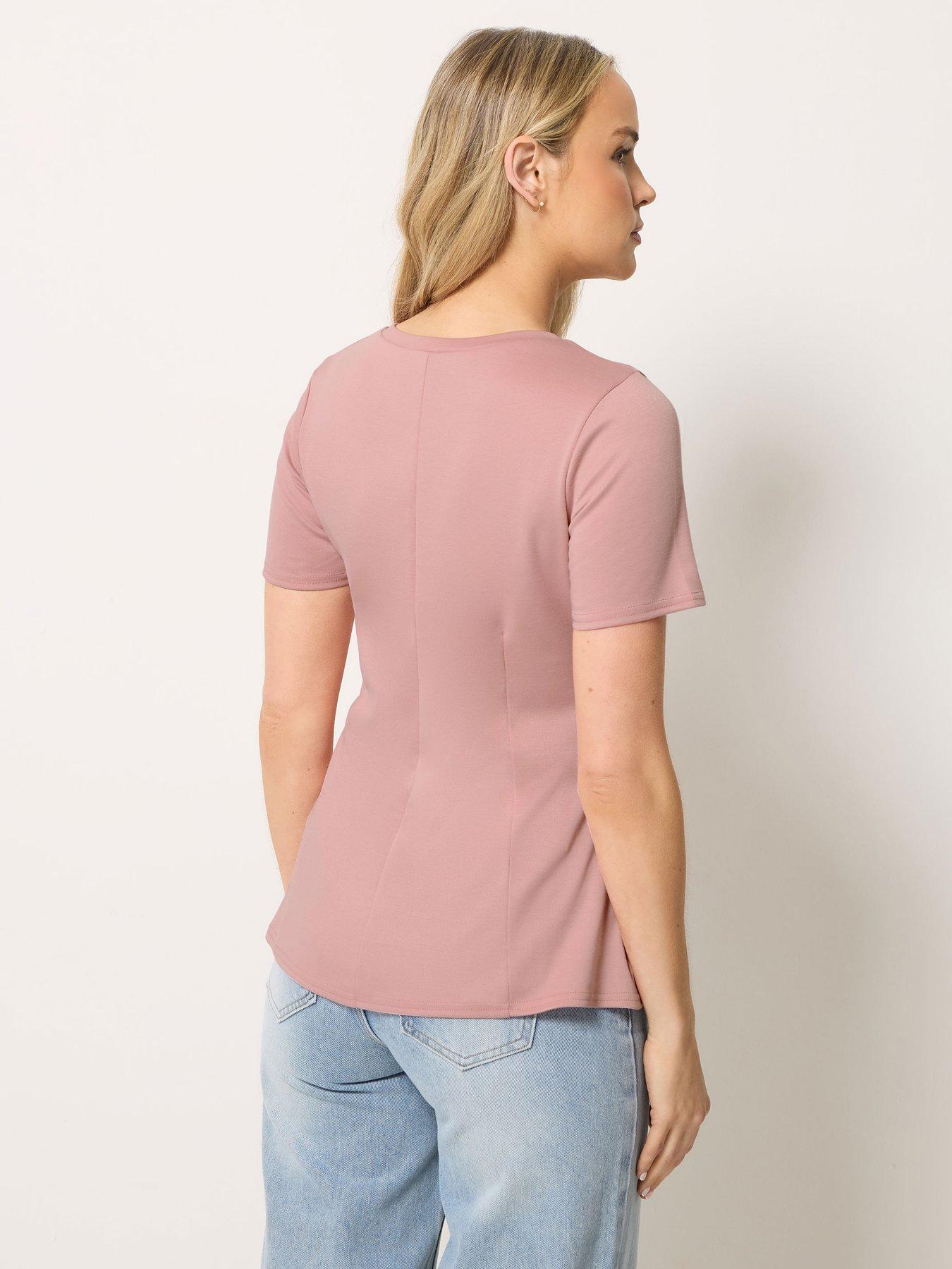 Image 2 of 4 of Long Tall Sally Peplum Top - Pink