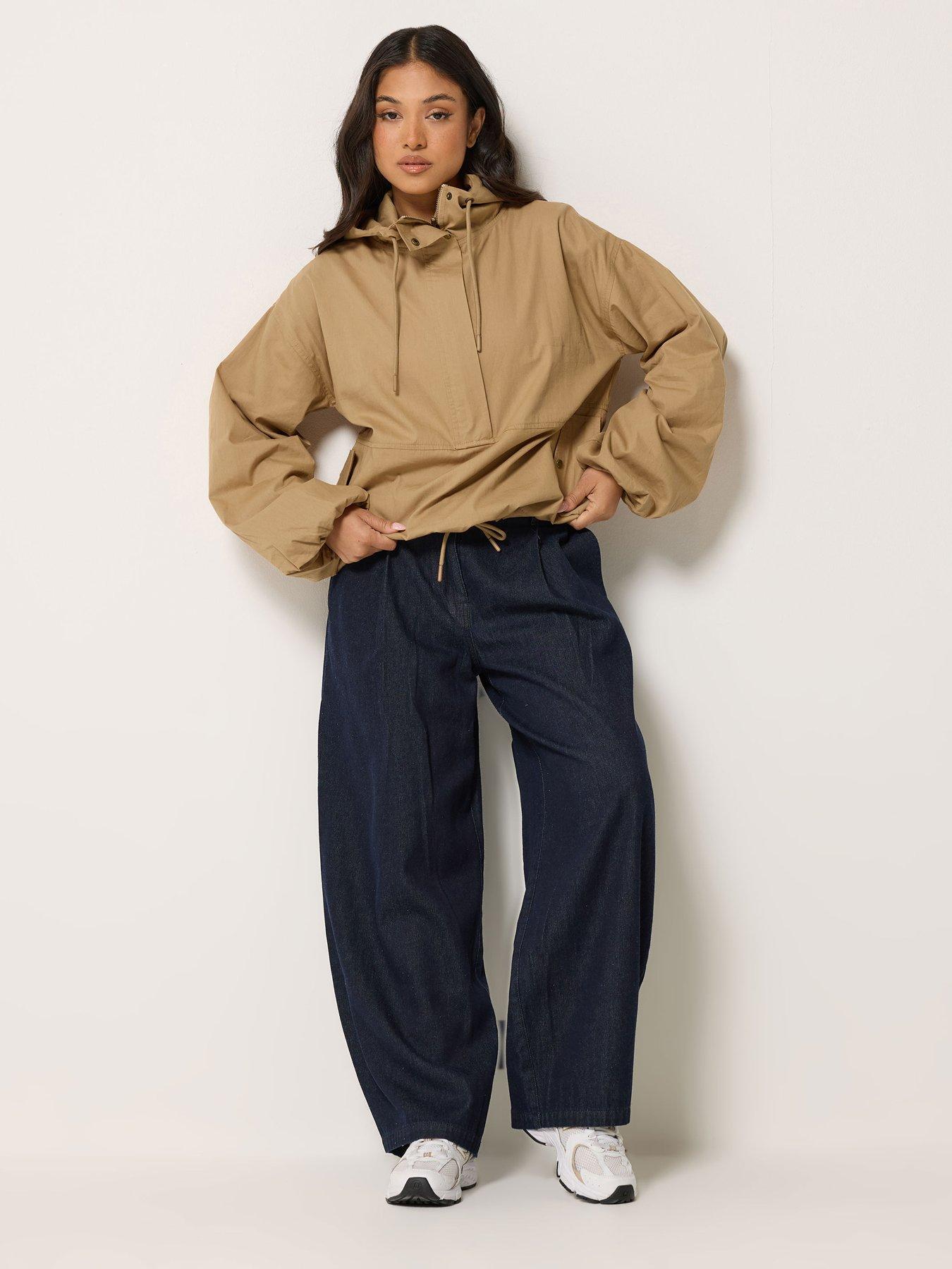 Image 3 of 4 of PixieGirl Petite Over Head Wind Breaker - Brown