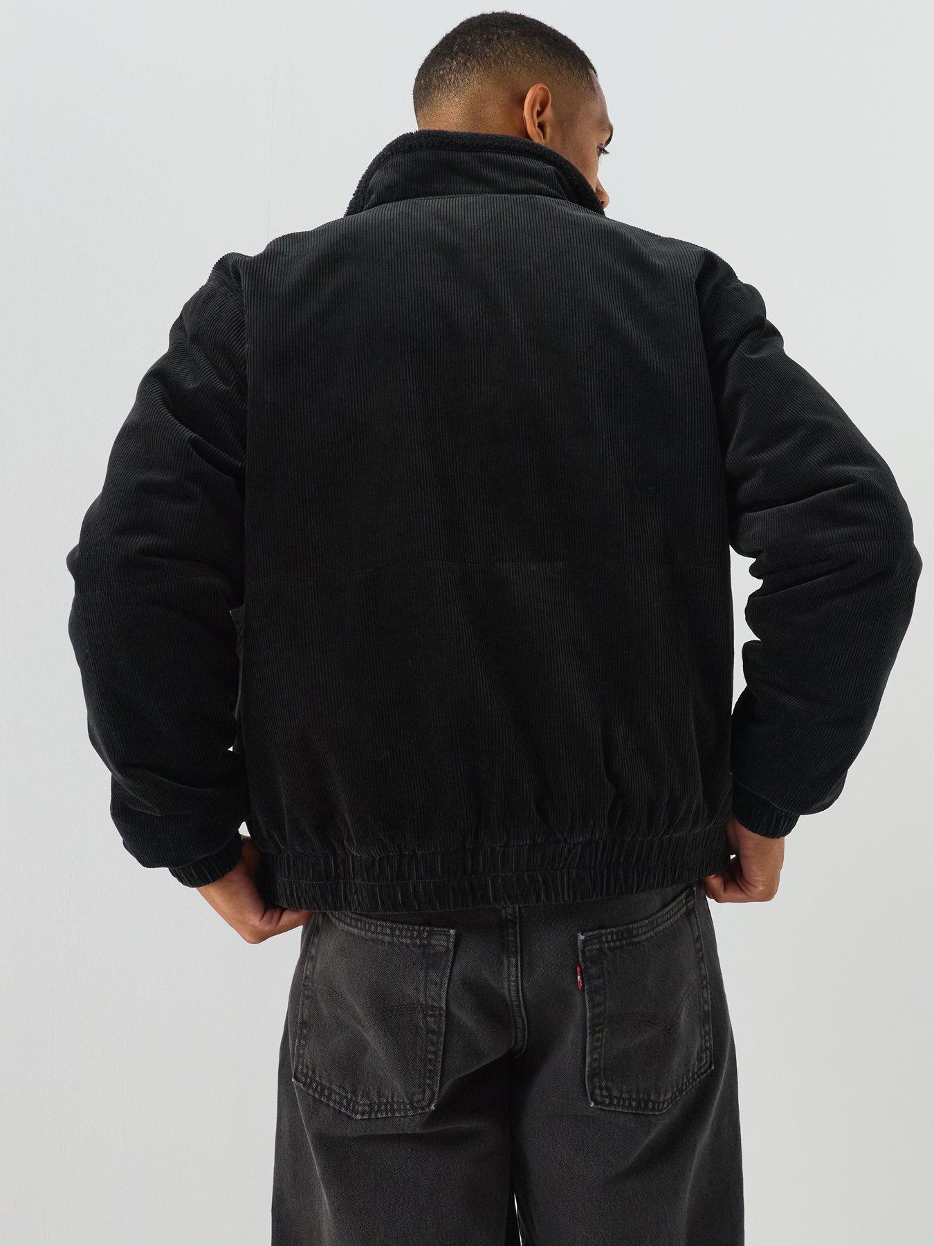 Image 2 of 6 of Tommy Jeans Washed Corduroy Jacket - Black