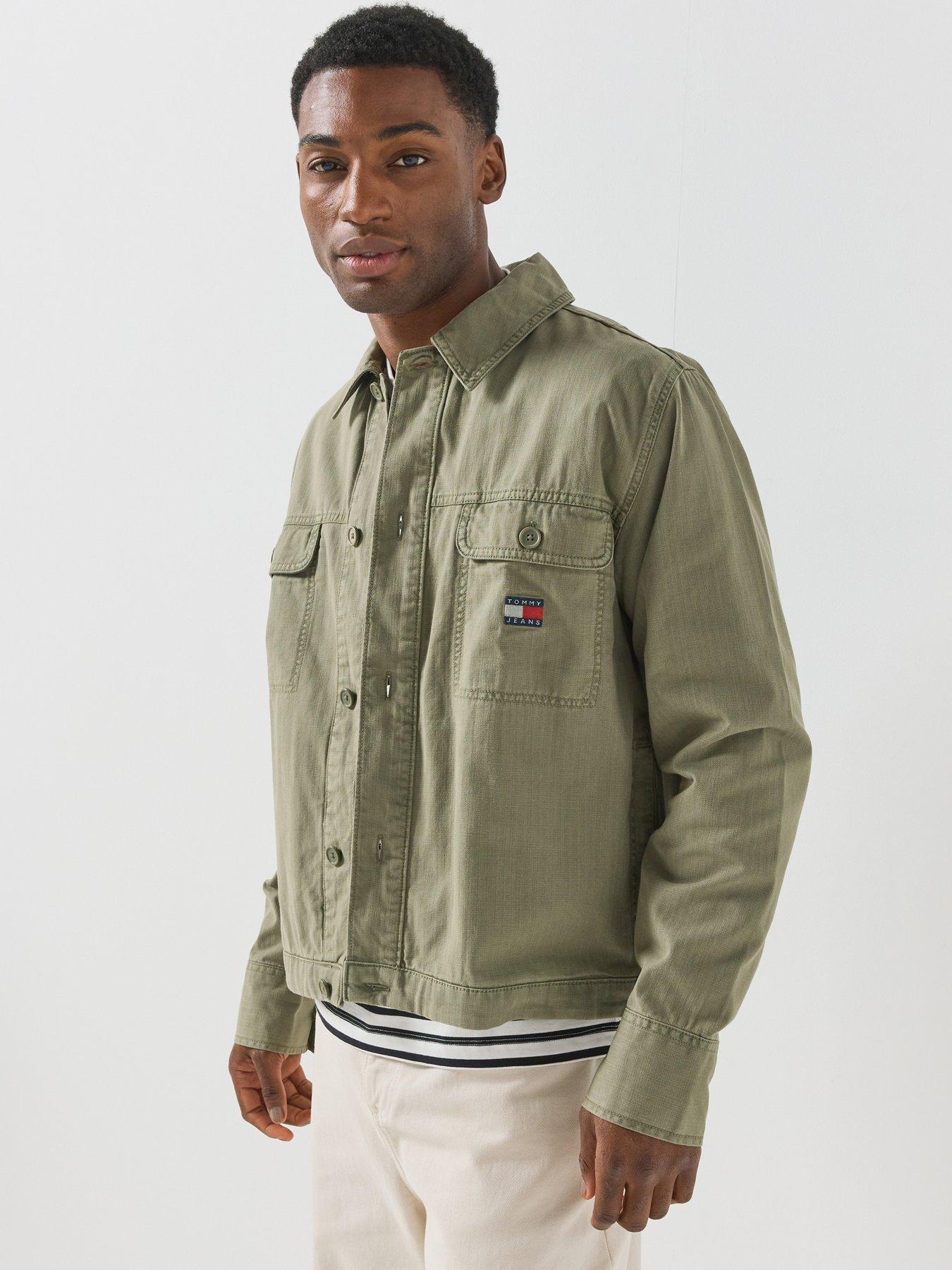 Tommy Jeans Essential Pocket Overshirt - Green