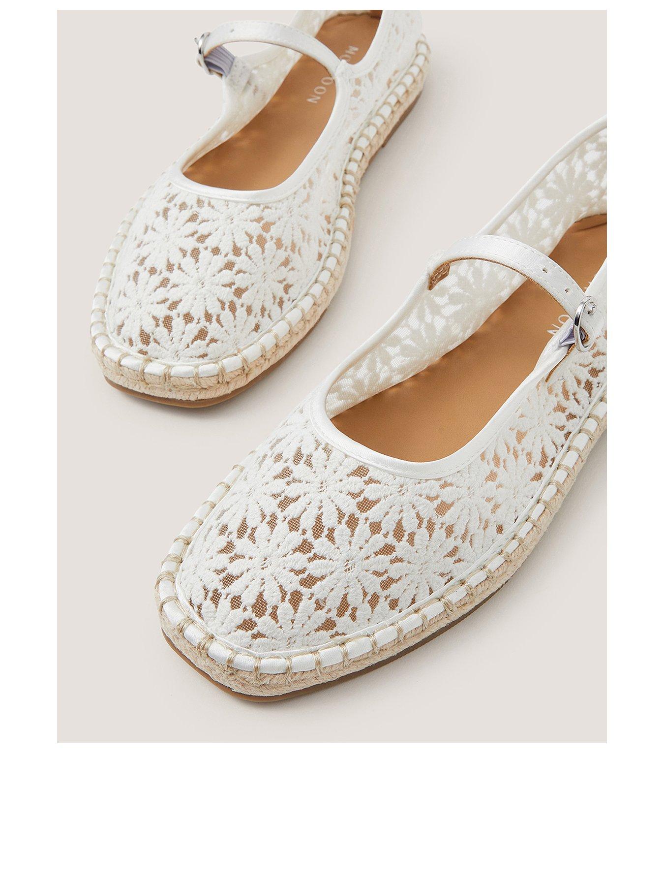 Image 3 of 3 of Monsoon Lola Lace Espadrille