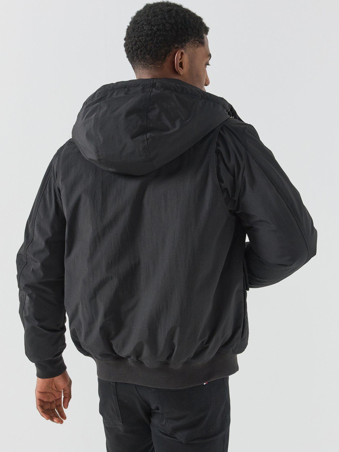 Image 2 of 6 of Tommy Jeans Mens City Ready Bomber Jacket - Black