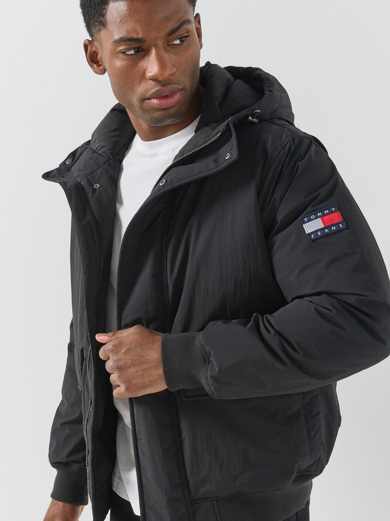 Image 5 of 6 of Tommy Jeans Mens City Ready Bomber Jacket - Black