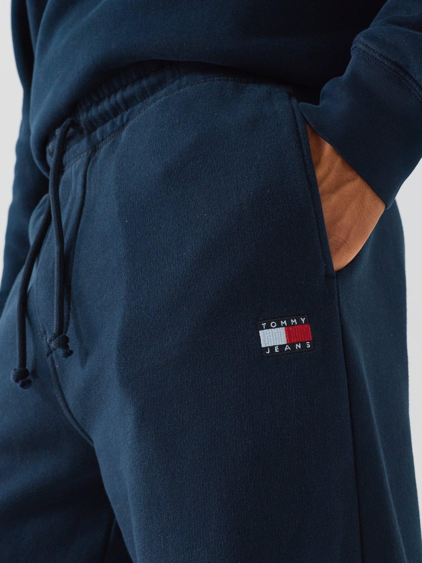 Image 4 of 5 of Tommy Jeans Regular Badge Joggers - Blue