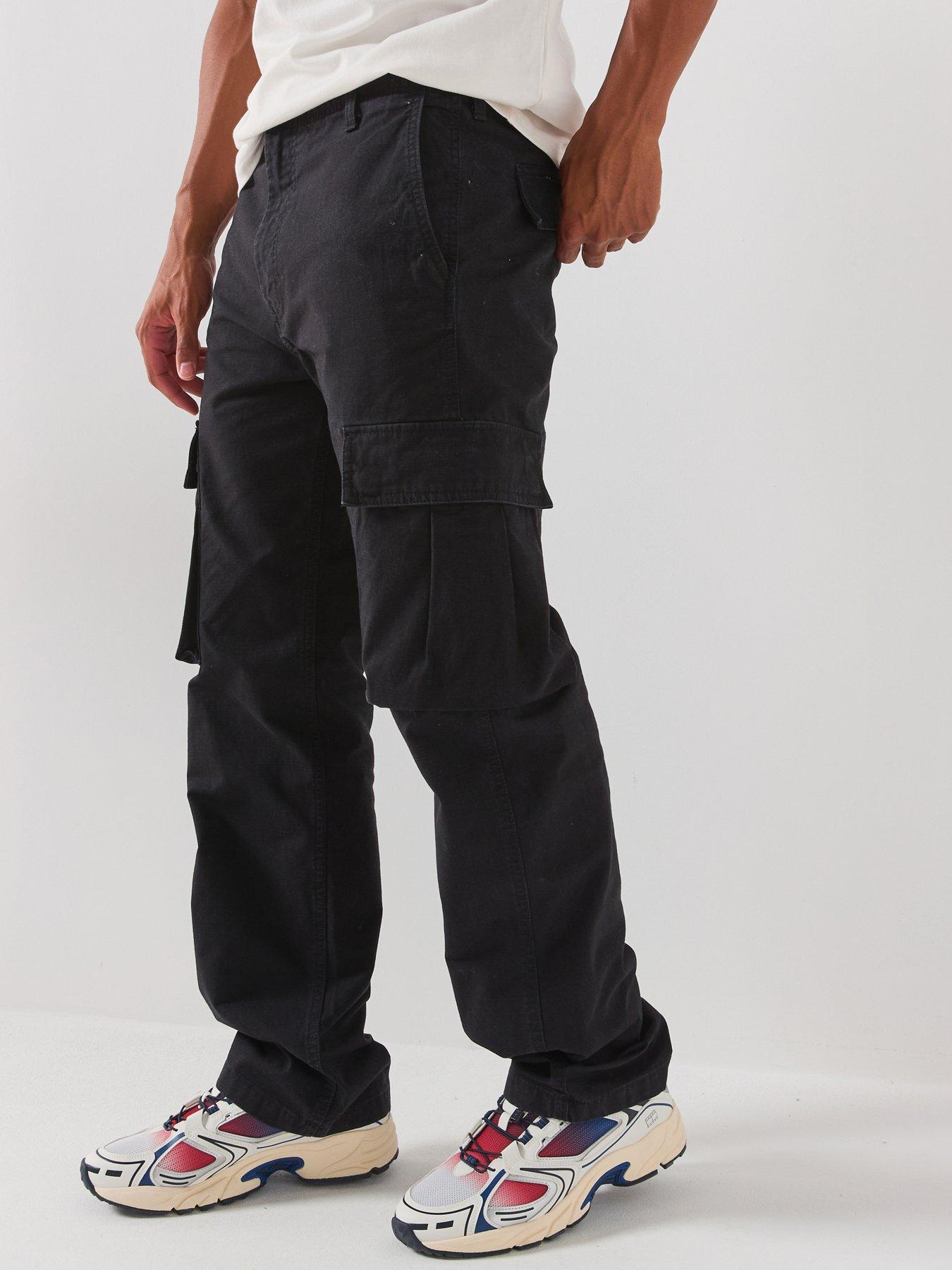 Tommy Jeans Otis Canvas Cargo Trousers - Black