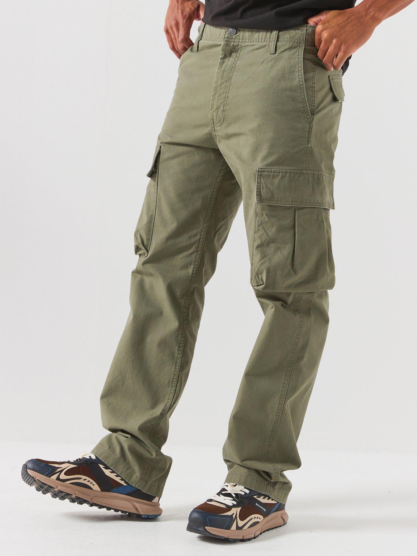 Image 1 of 6 of Tommy Jeans Otis Canvas Cargo Trousers - Green