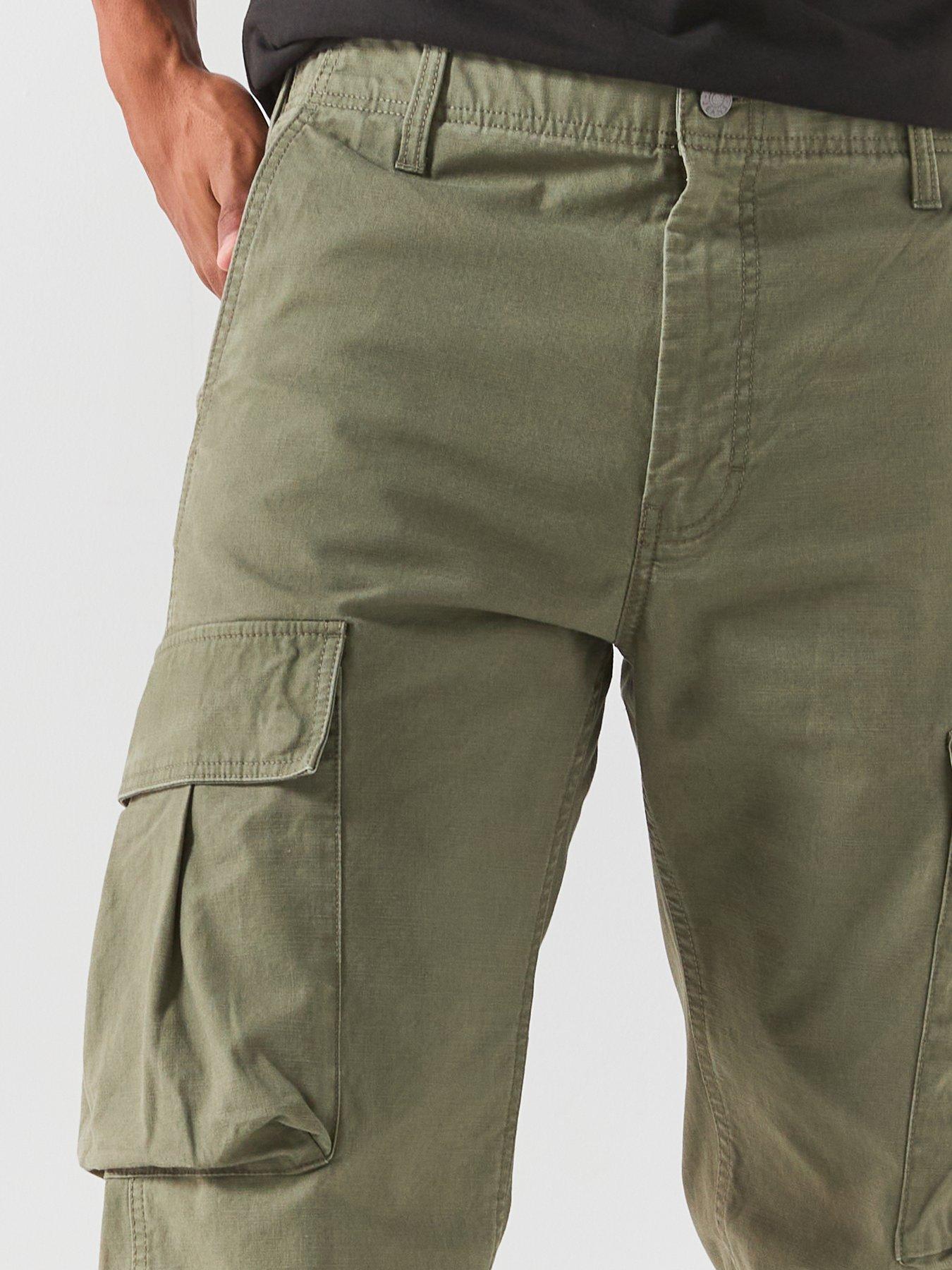Image 6 of 6 of Tommy Jeans Otis Canvas Cargo Trousers - Green
